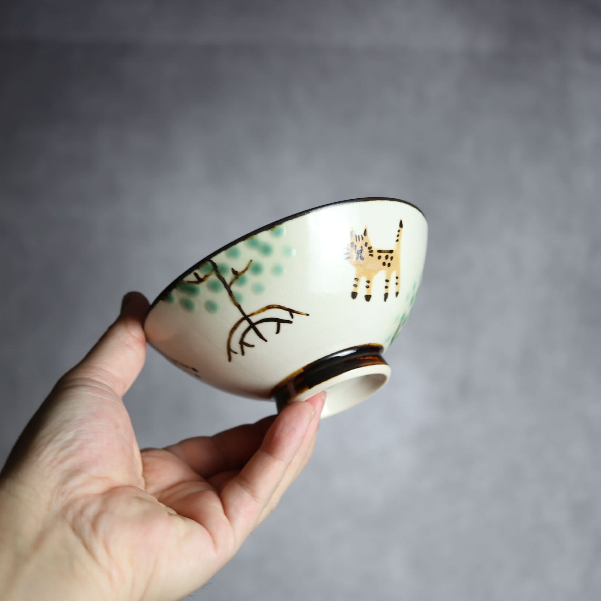 マカイ小 ヤマネコマングローブ3 やちむん 陶器 atelier qucchane やちむん 陶器.