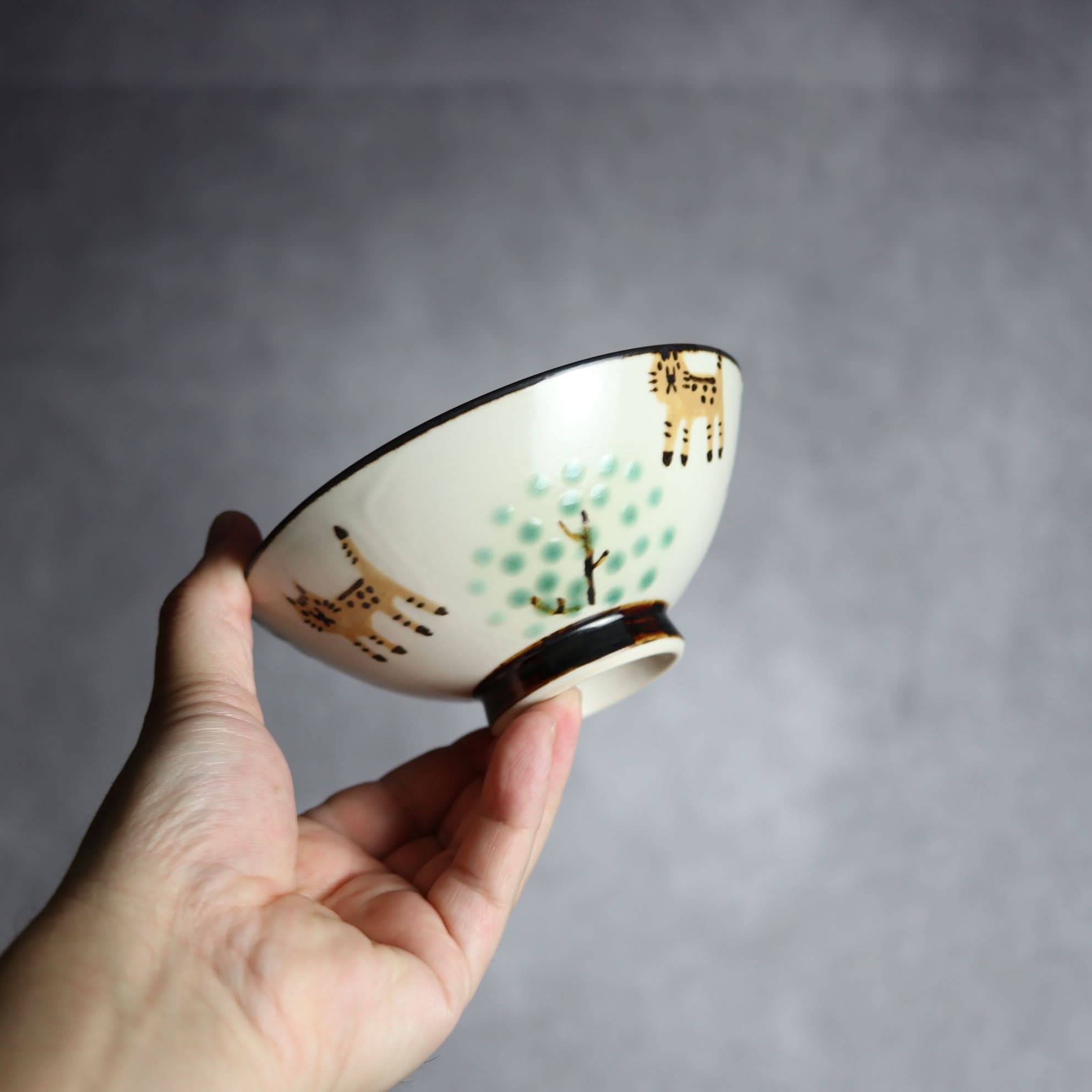 マカイ小 ヤマネコマングローブ3 やちむん 陶器 atelier qucchane やちむん 陶器.