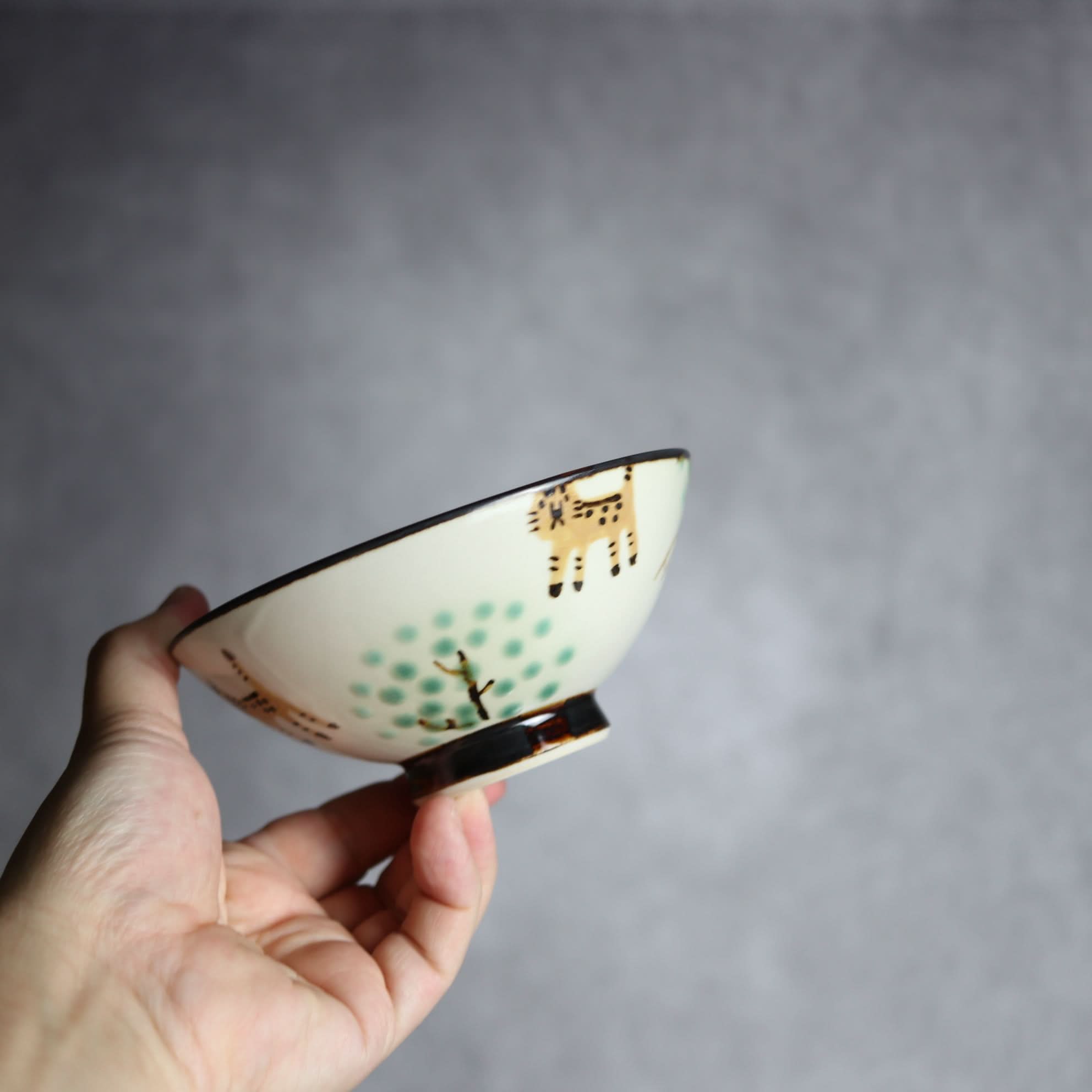 マカイ小 ヤマネコマングローブ3 やちむん 陶器 atelier qucchane やちむん 陶器.