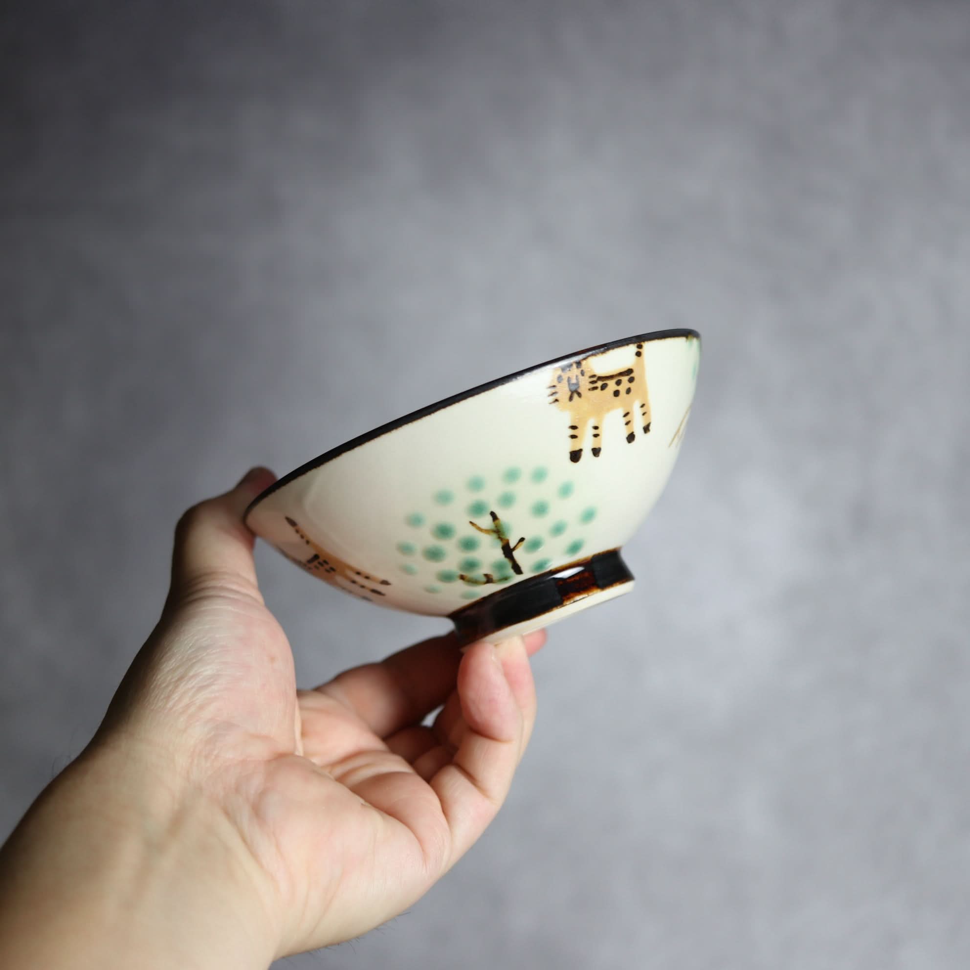 マカイ小 ヤマネコマングローブ3 やちむん 陶器 atelier qucchane やちむん 陶器.