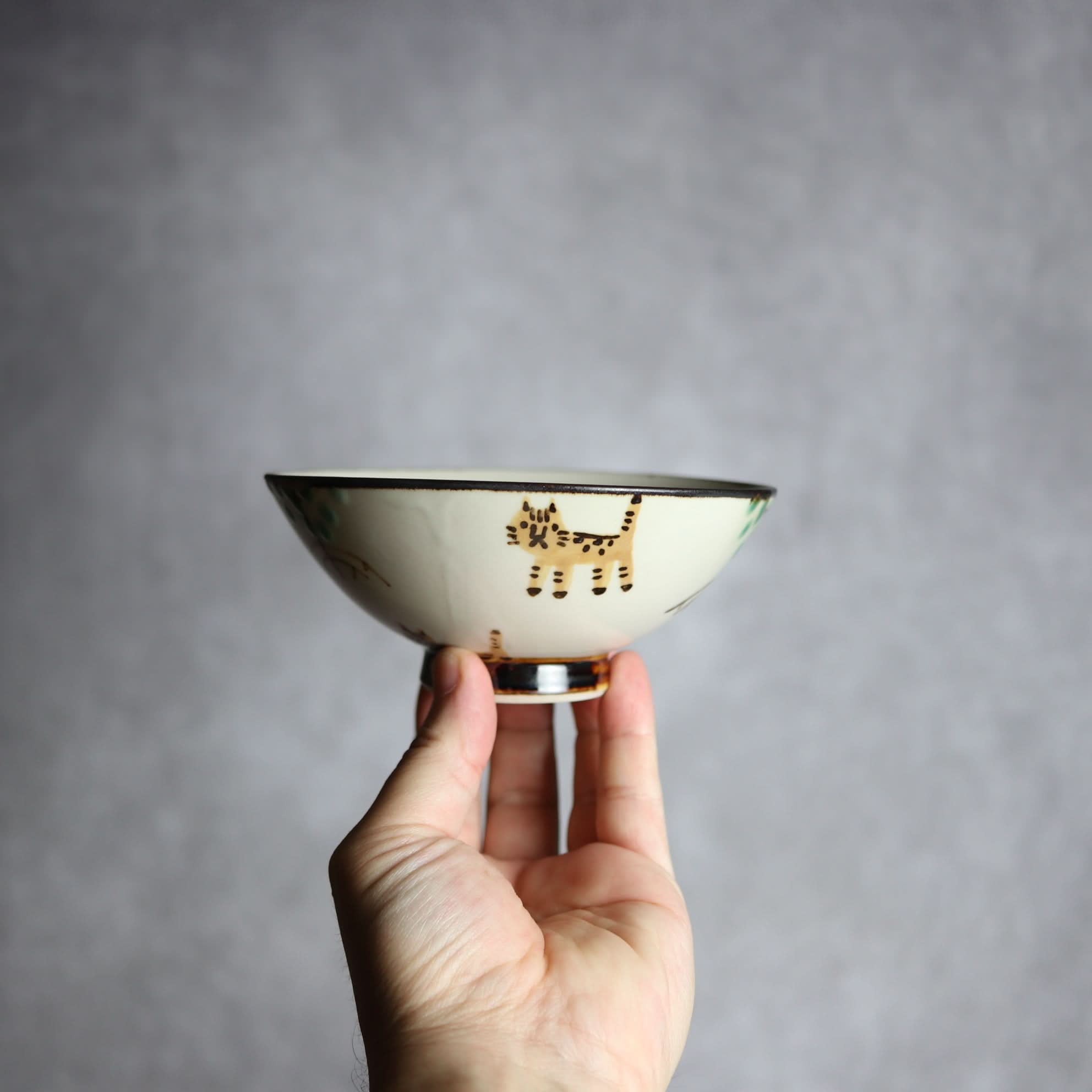 マカイ小 ヤマネコマングローブ3 やちむん 陶器 atelier qucchane やちむん 陶器.