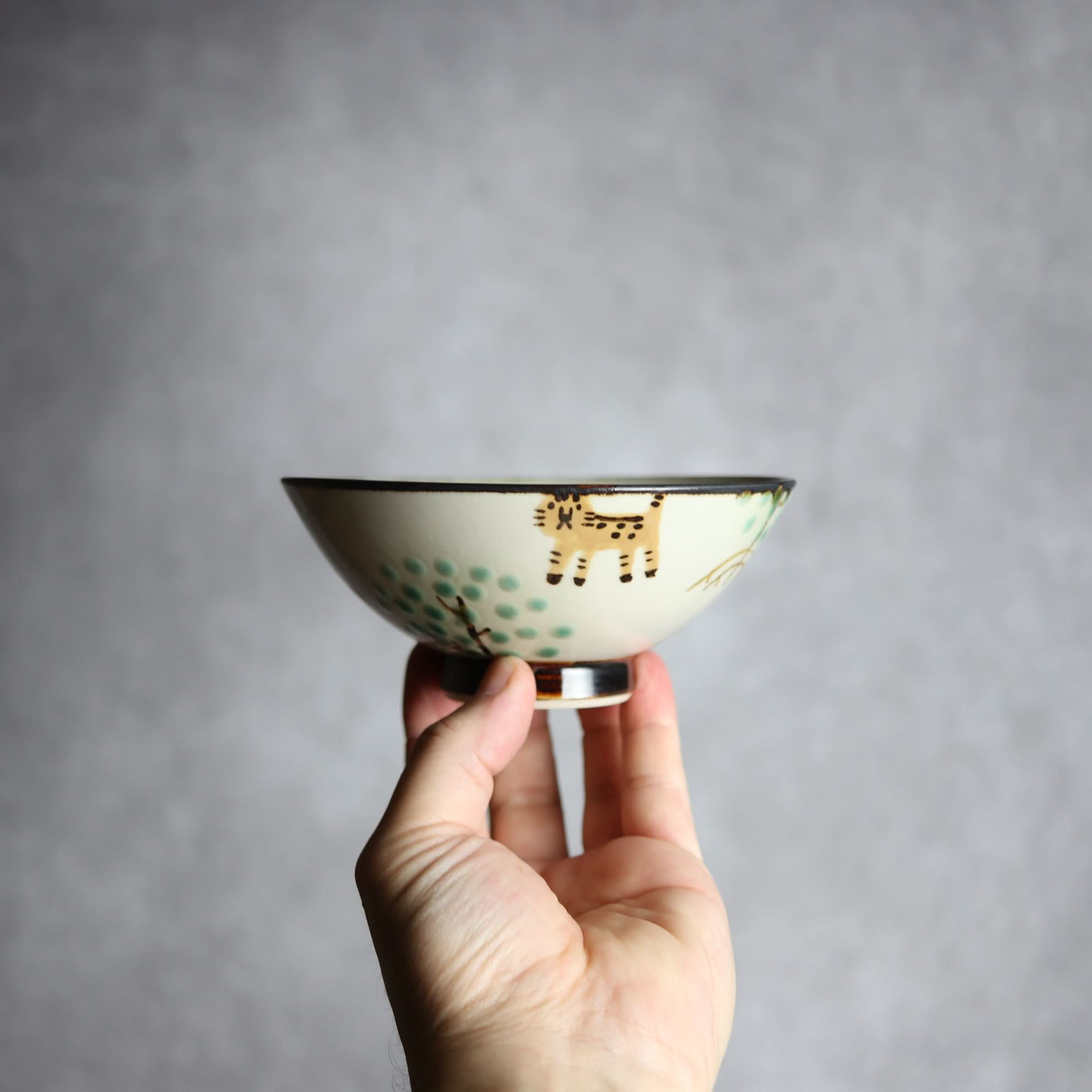 マカイ小 ヤマネコマングローブ3 やちむん 陶器 atelier qucchane やちむん 陶器.