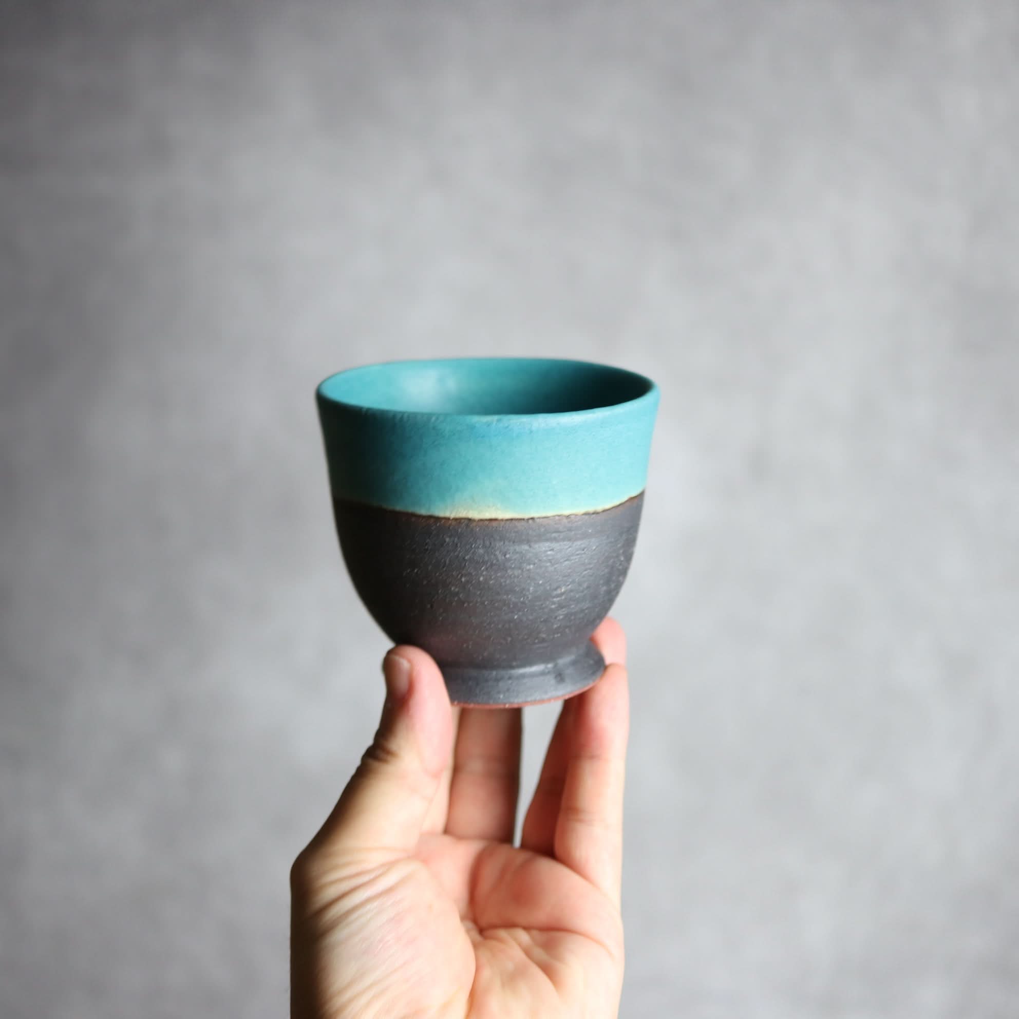 裾付き湯呑1 ペルシャ釉 やちむん 陶器 陶と厨子甕 ひ窯 やちむん 陶器.