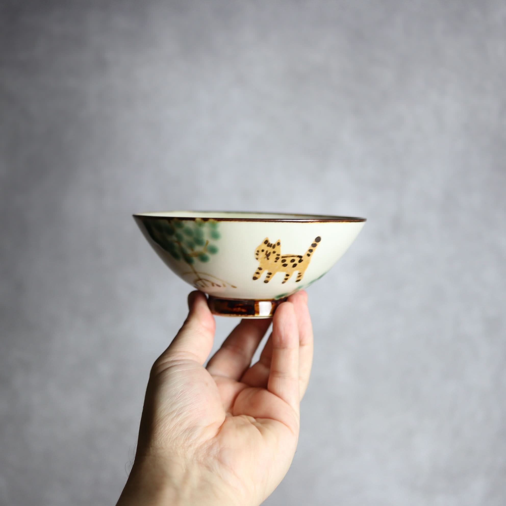 マカイ小 ヤマネコマングローブ4 やちむん 陶器 atelier qucchane やちむん 陶器.