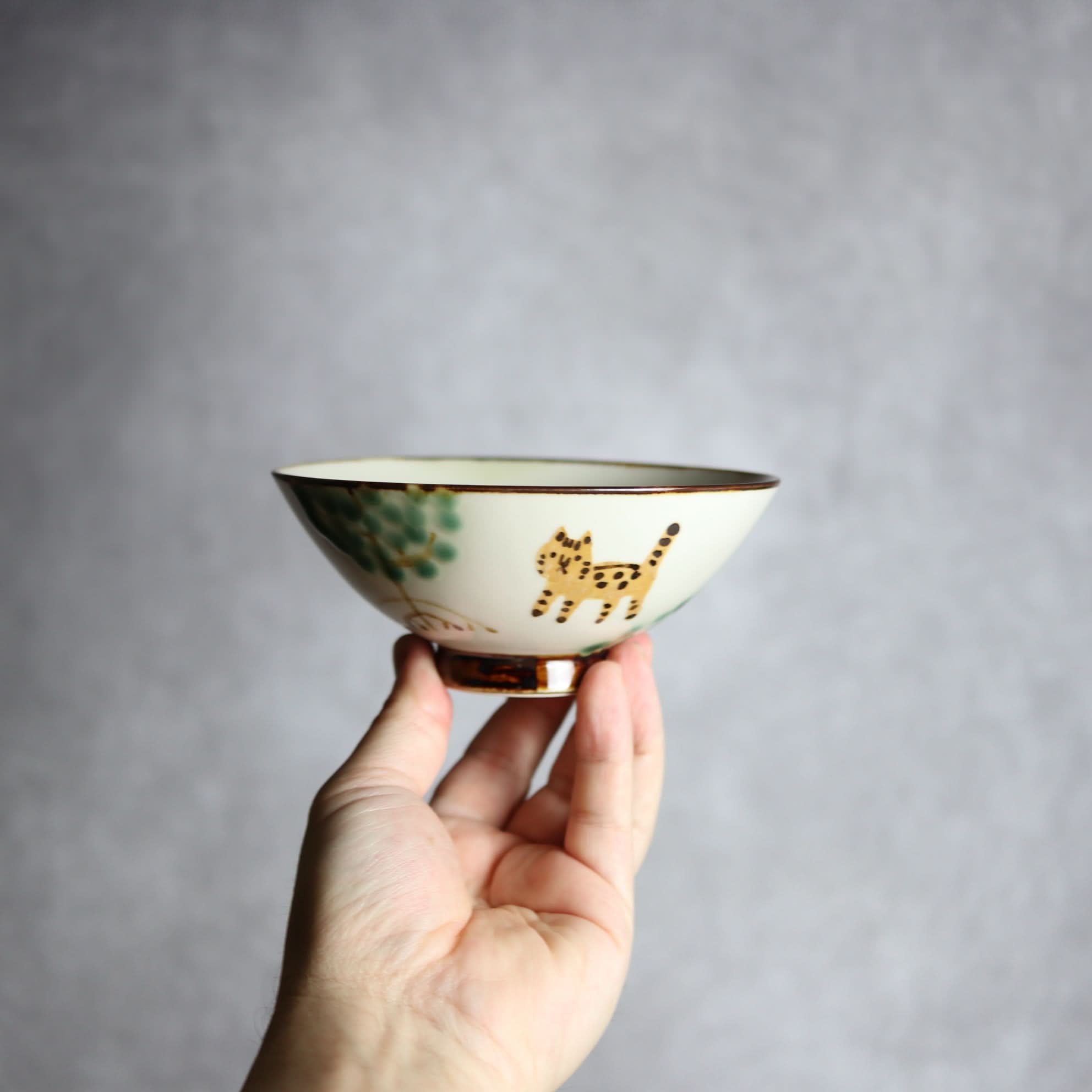 マカイ小 ヤマネコマングローブ4 やちむん 陶器 atelier qucchane やちむん 陶器.