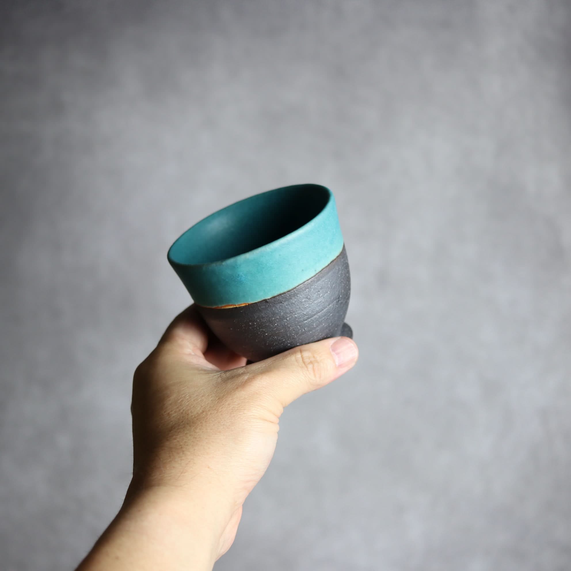 裾付き湯呑1 ペルシャ釉 やちむん 陶器 陶と厨子甕 ひ窯 やちむん 陶器.