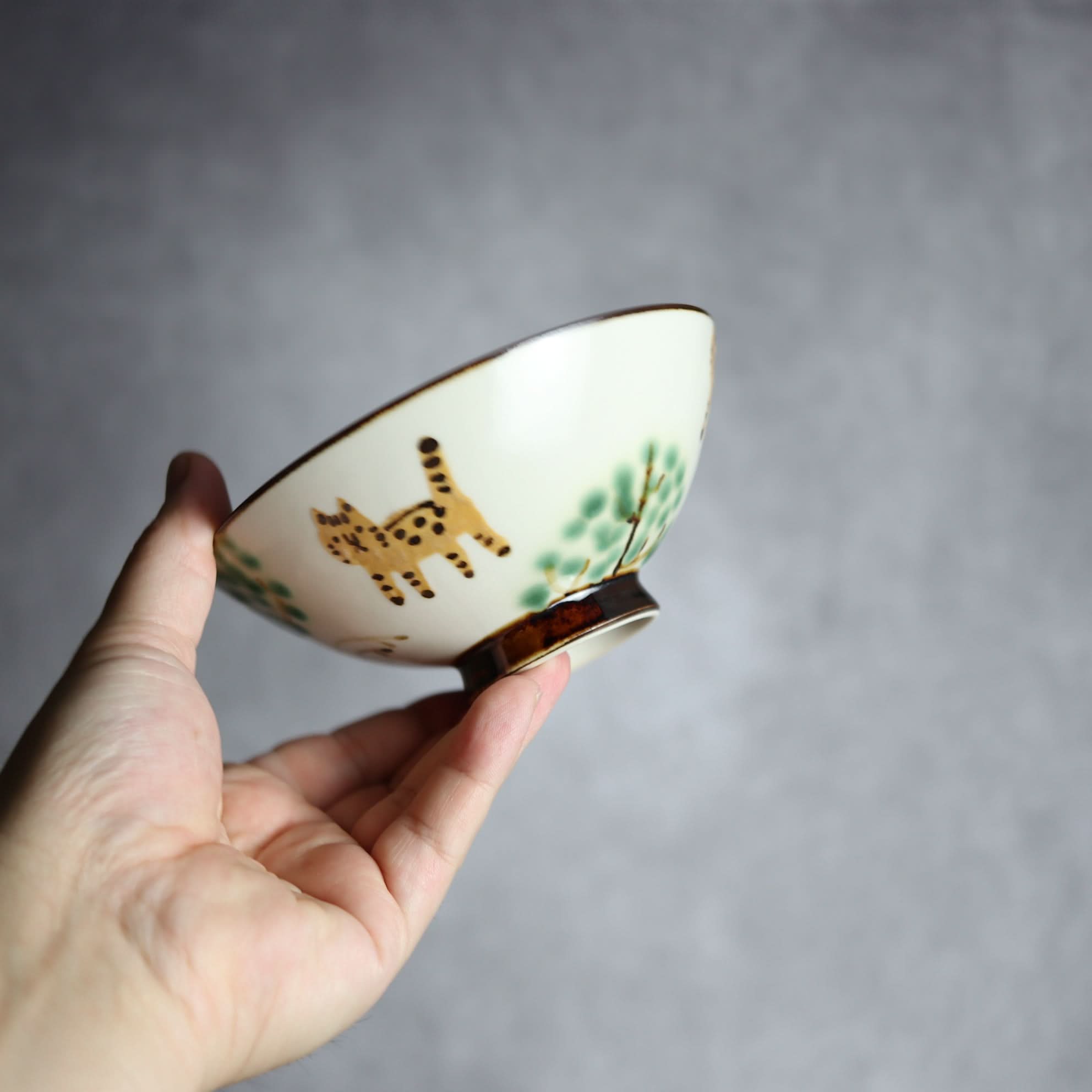 マカイ小 ヤマネコマングローブ4 やちむん 陶器 atelier qucchane やちむん 陶器.