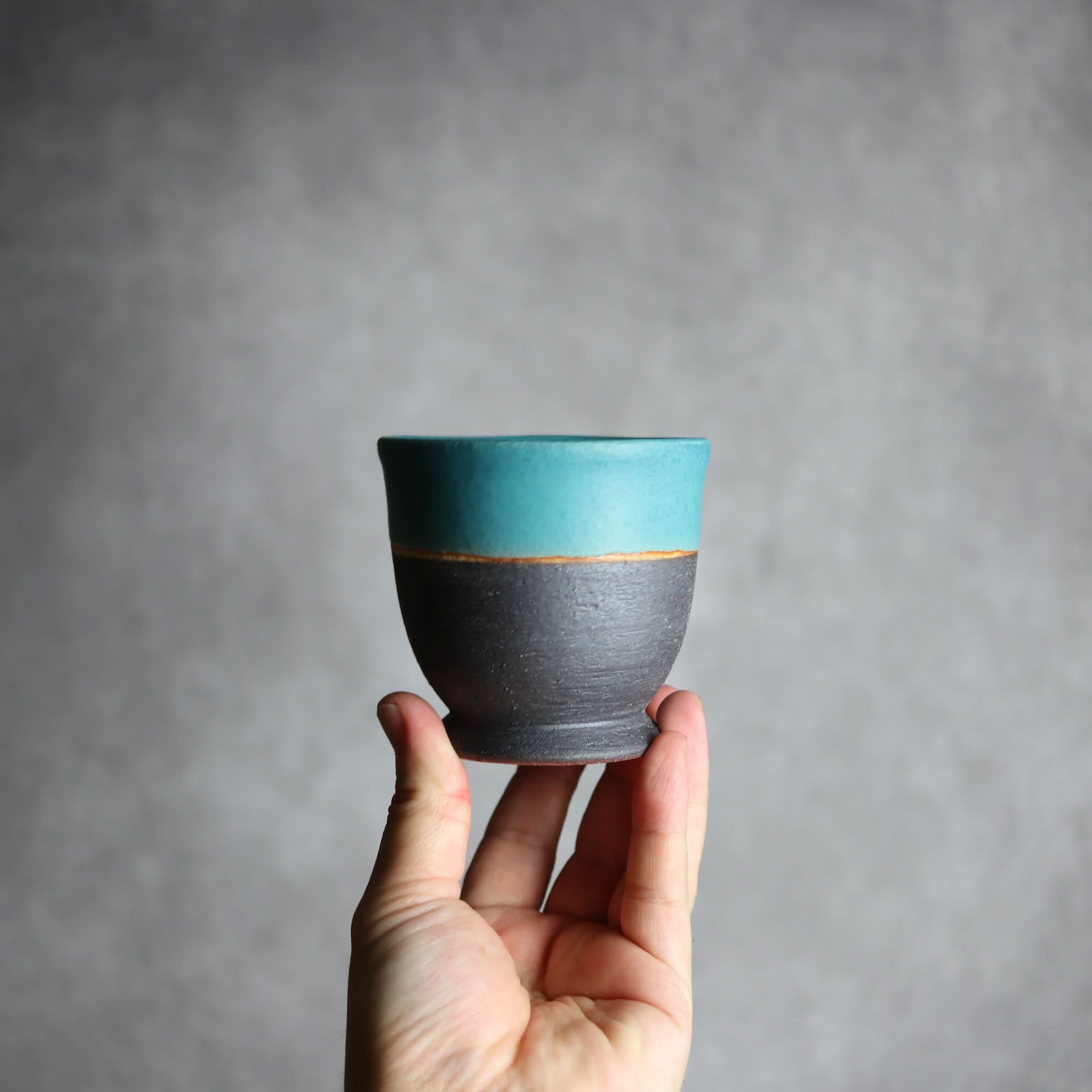 裾付き湯呑2 ペルシャ釉 やちむん 陶器 陶と厨子甕 ひ窯 やちむん 陶器.