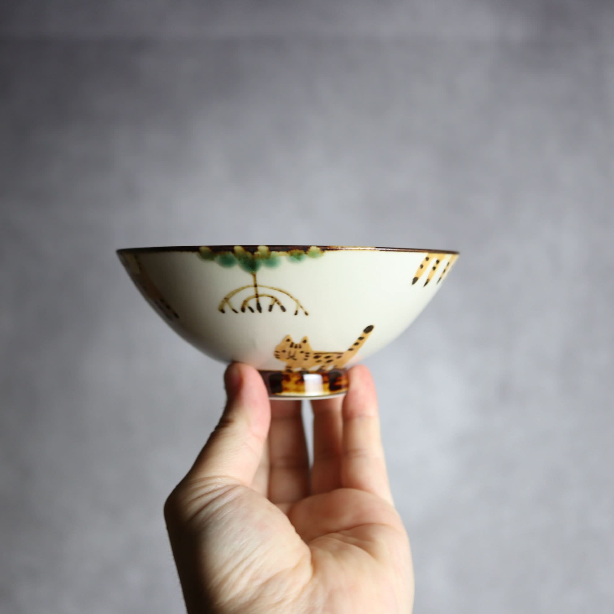 マカイ小 ヤマネコマングローブ4 やちむん 陶器 atelier qucchane やちむん 陶器.