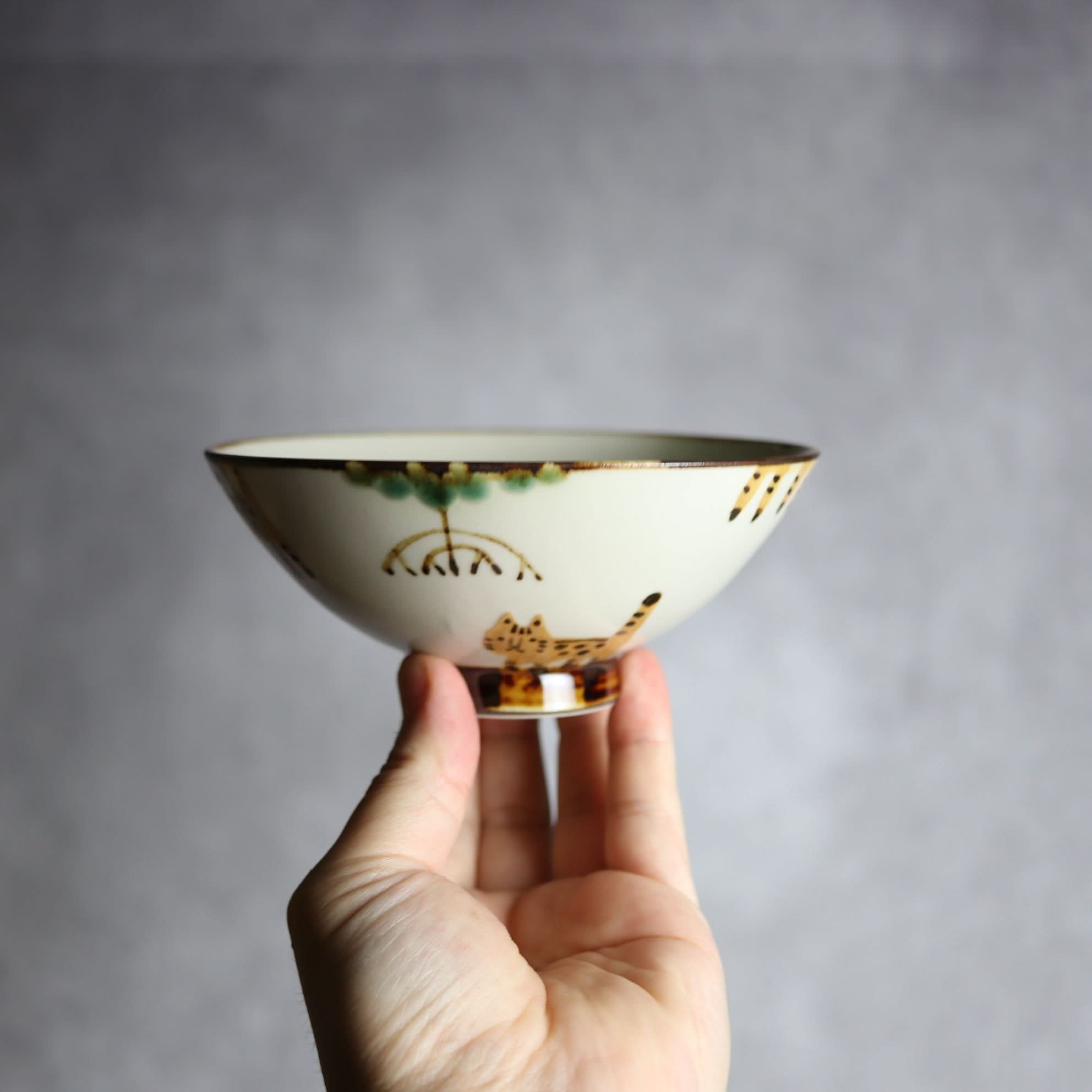 マカイ小 ヤマネコマングローブ4 やちむん 陶器 atelier qucchane やちむん 陶器.