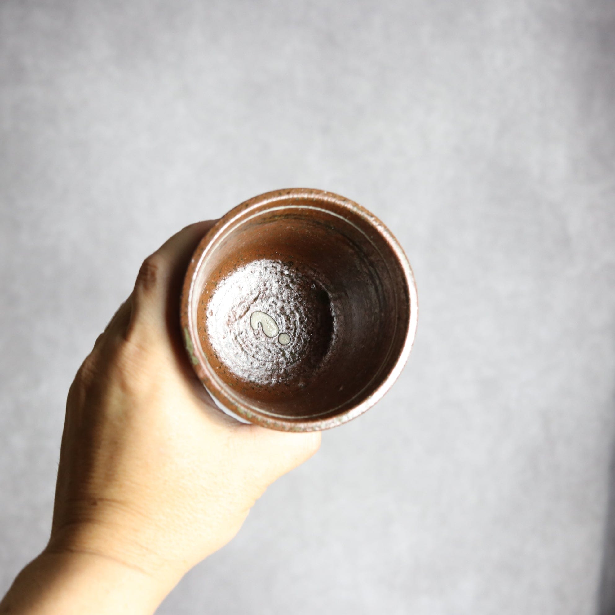 そば猪口1 イッチン ライン やちむん 陶器 榮一工房