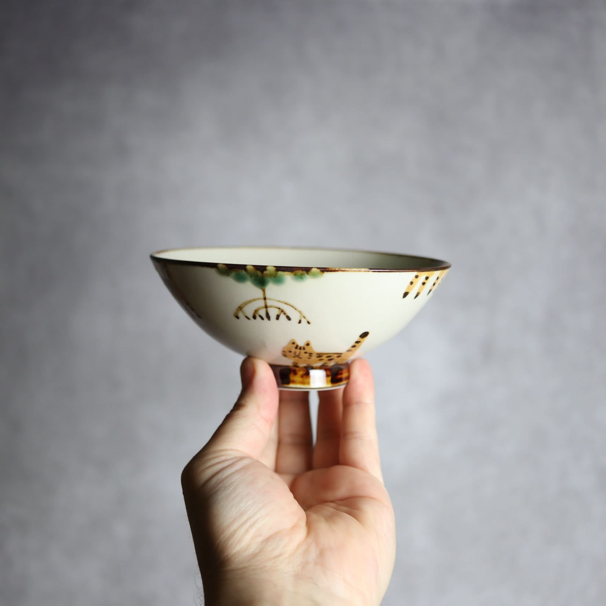 マカイ小 ヤマネコマングローブ4 やちむん 陶器 atelier qucchane やちむん 陶器.