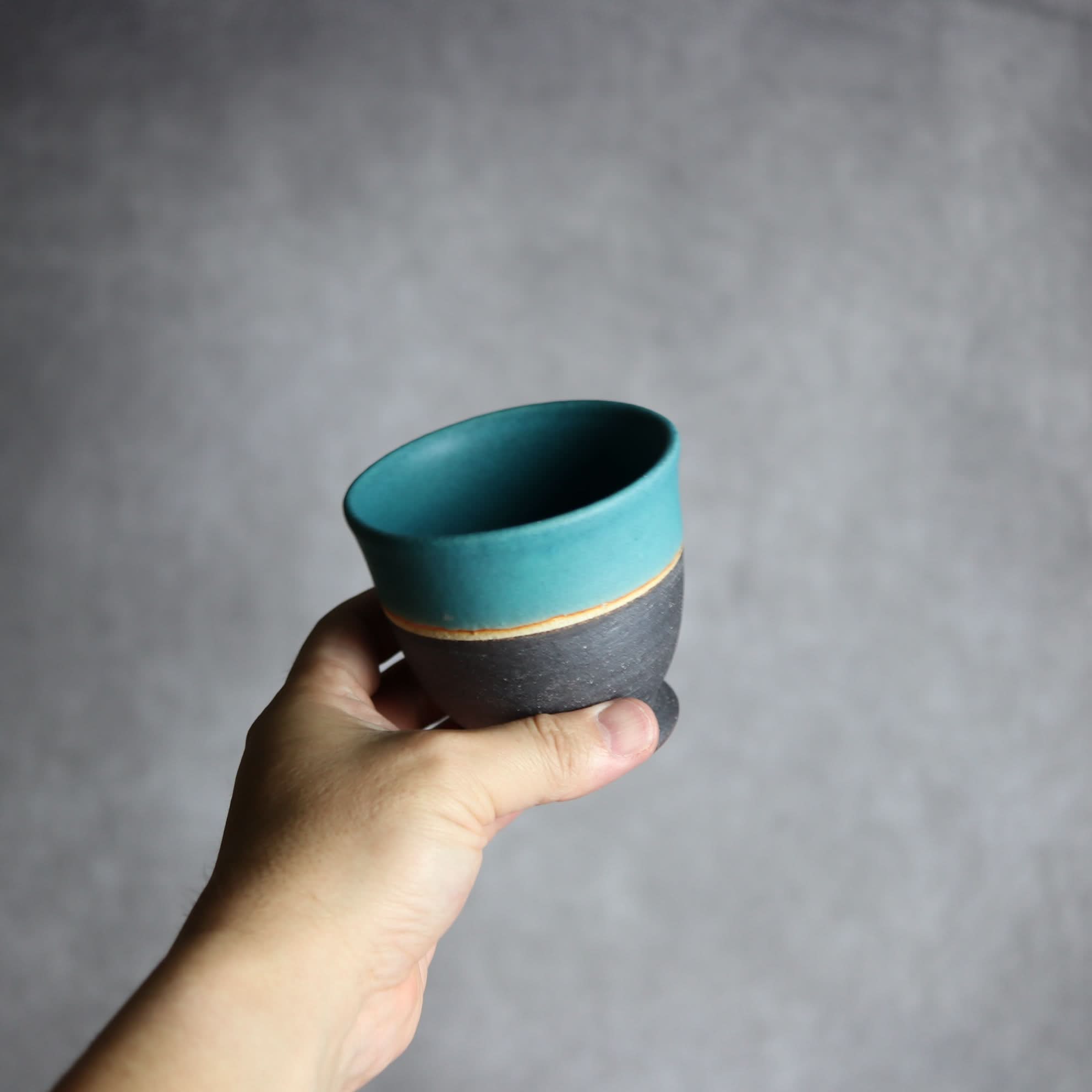 裾付き湯呑2 ペルシャ釉 やちむん 陶器 陶と厨子甕 ひ窯 やちむん 陶器.