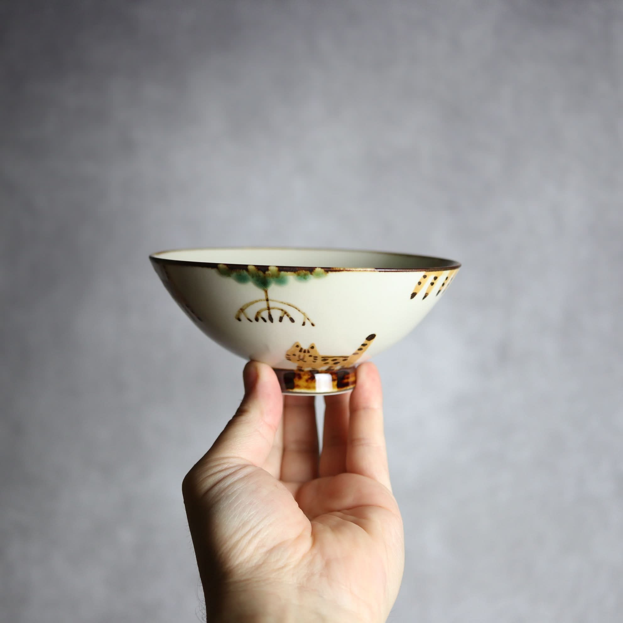 マカイ小 ヤマネコマングローブ4 やちむん 陶器 atelier qucchane やちむん 陶器.