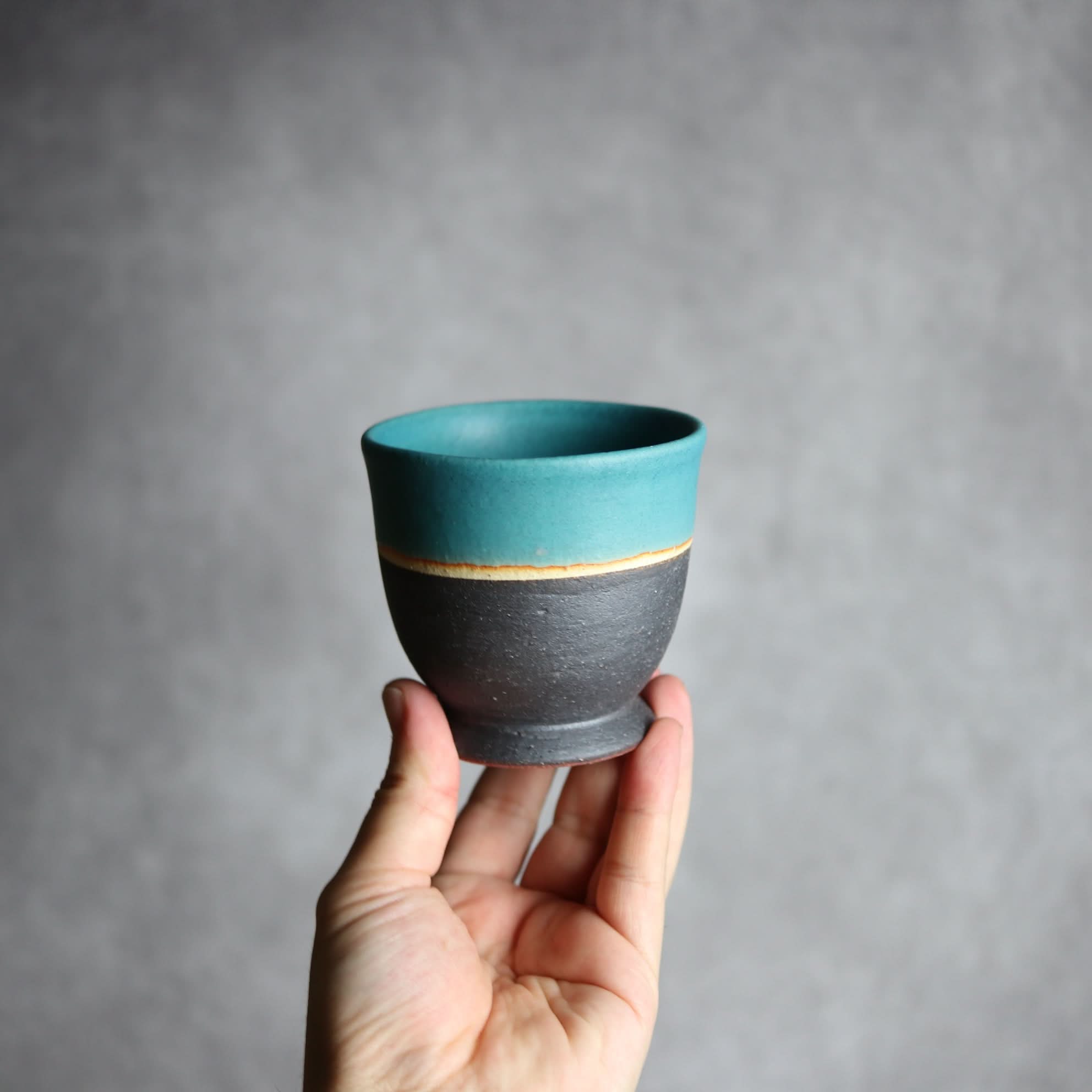 裾付き湯呑2 ペルシャ釉 やちむん 陶器 陶と厨子甕 ひ窯 やちむん 陶器.