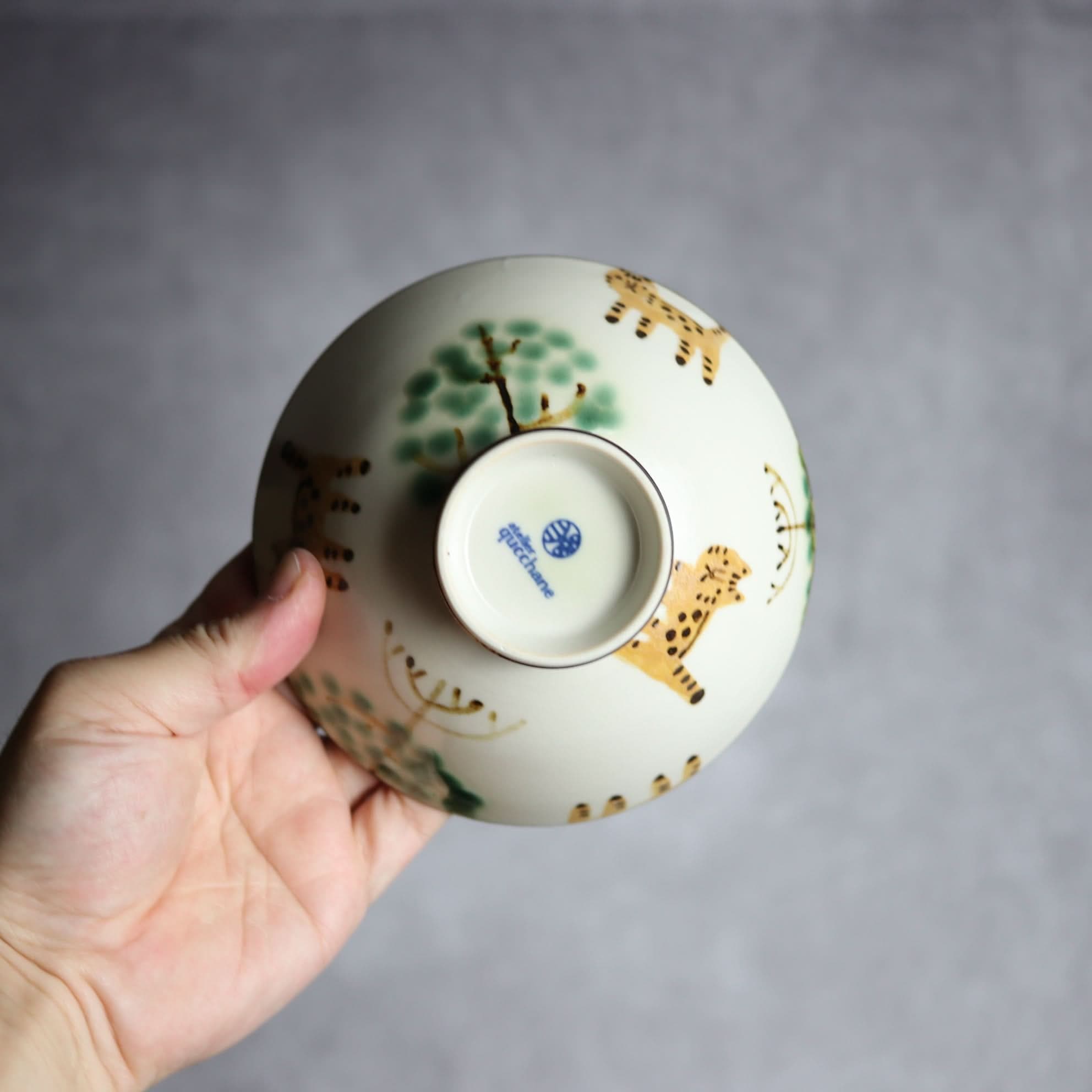 マカイ小 ヤマネコマングローブ4 やちむん 陶器 atelier qucchane やちむん 陶器.