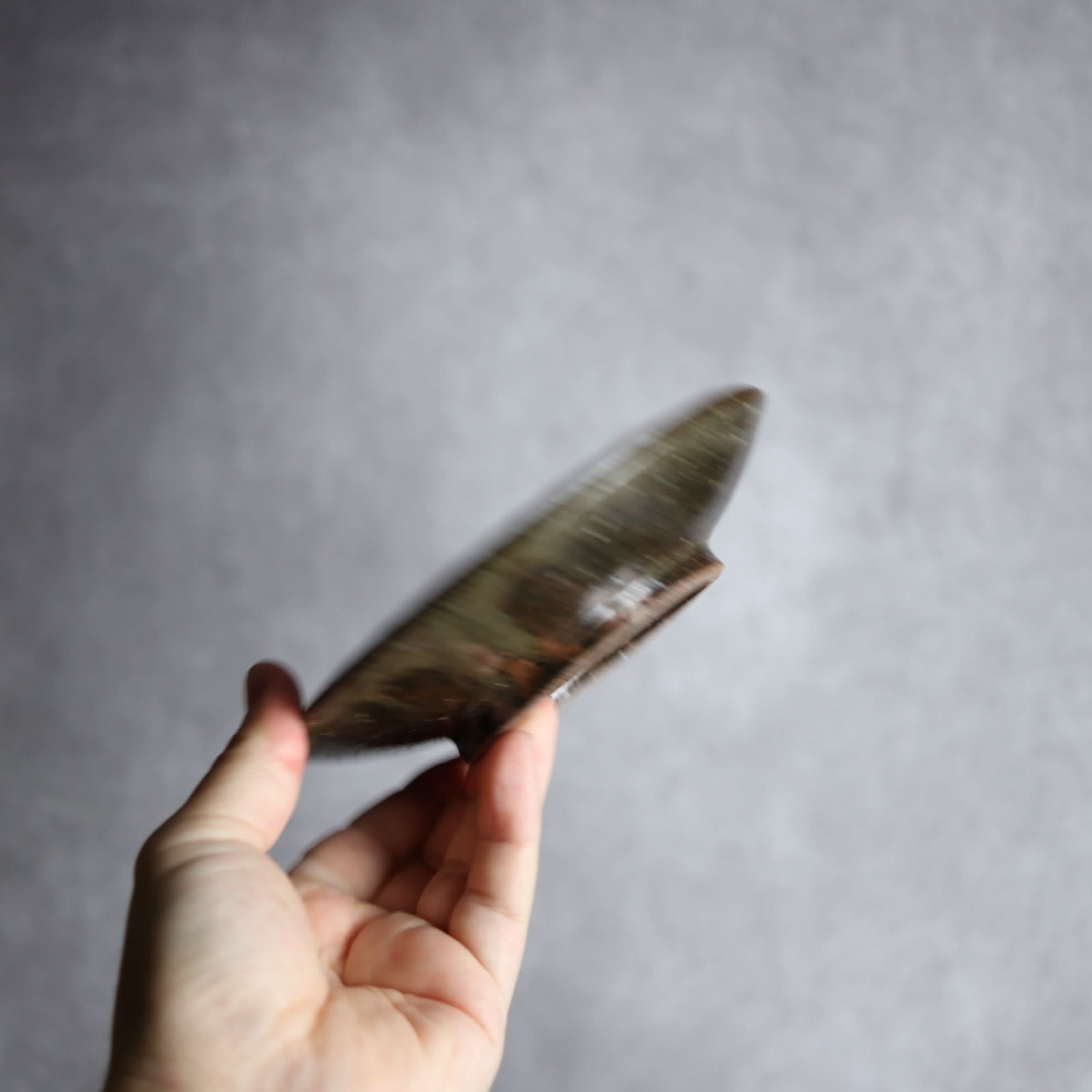 5寸皿 紺 茶 刷毛目 ドット やちむん 陶器 陶芸こまがた やちむん 陶器.