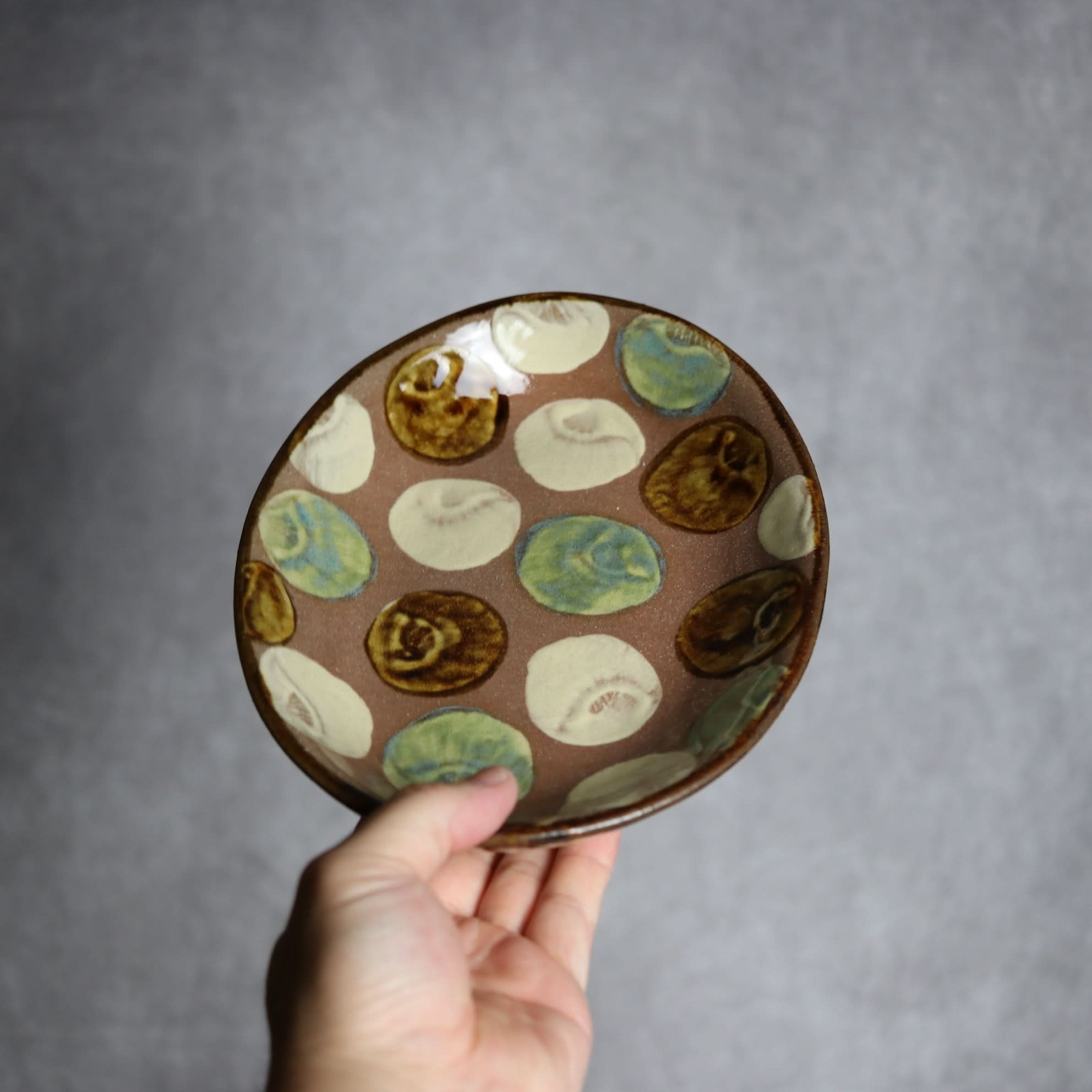 オーバル皿2 貝紋 やちむん 陶器 エドメ陶房 やちむん 陶器.