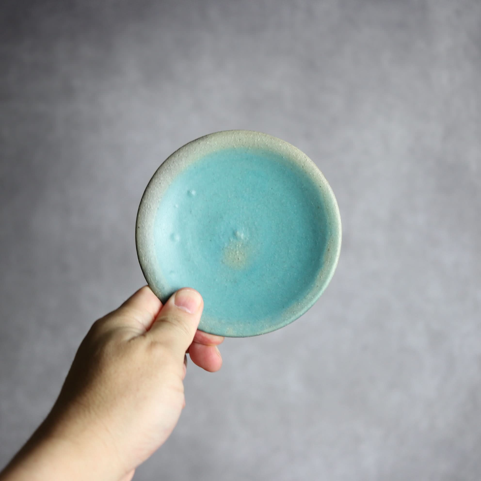 3.5寸皿1 ペルシャ釉 やちむん 陶器 陶と厨子甕 ひ窯 やちむん 陶器.