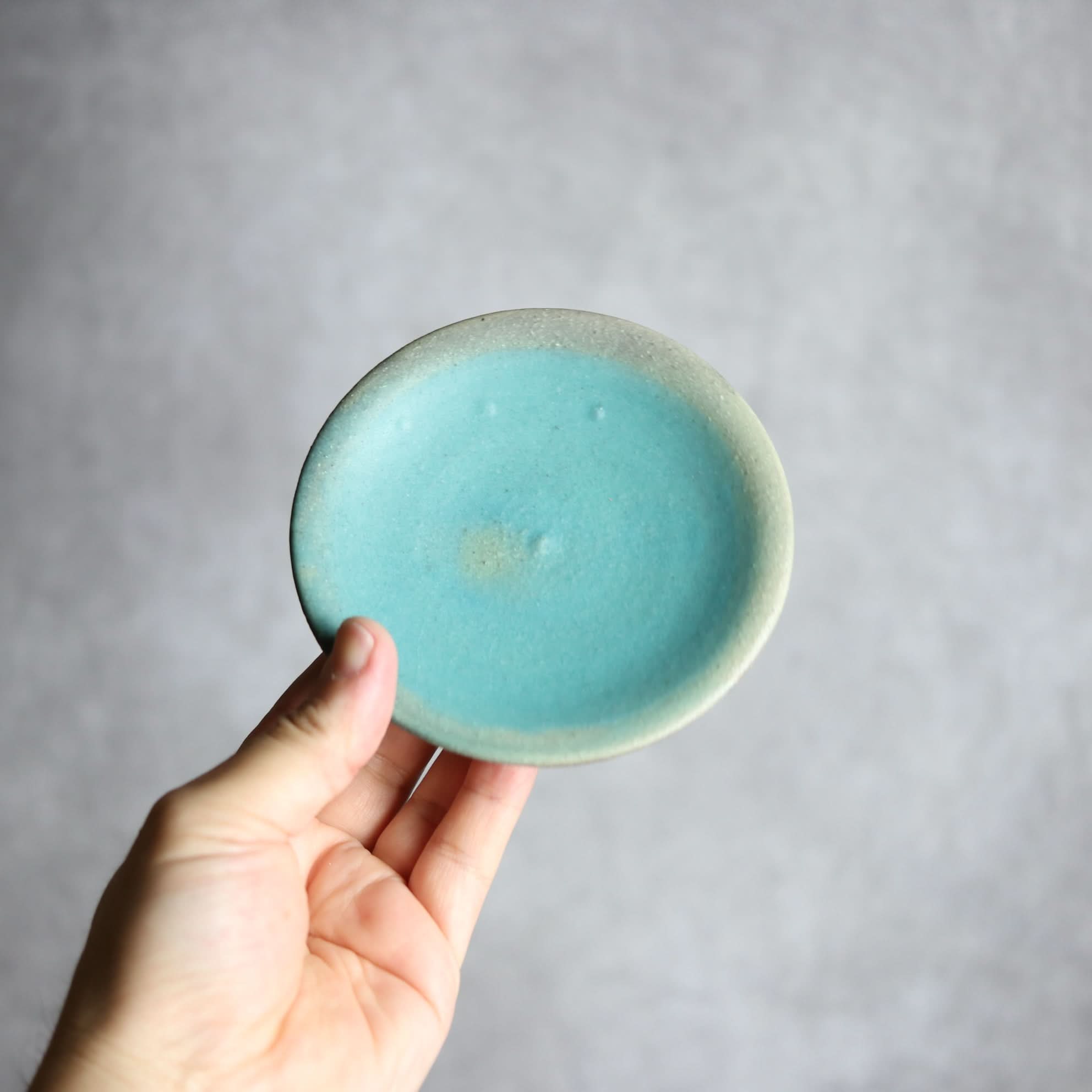 3.5寸皿1 ペルシャ釉 やちむん 陶器 陶と厨子甕 ひ窯 やちむん 陶器.