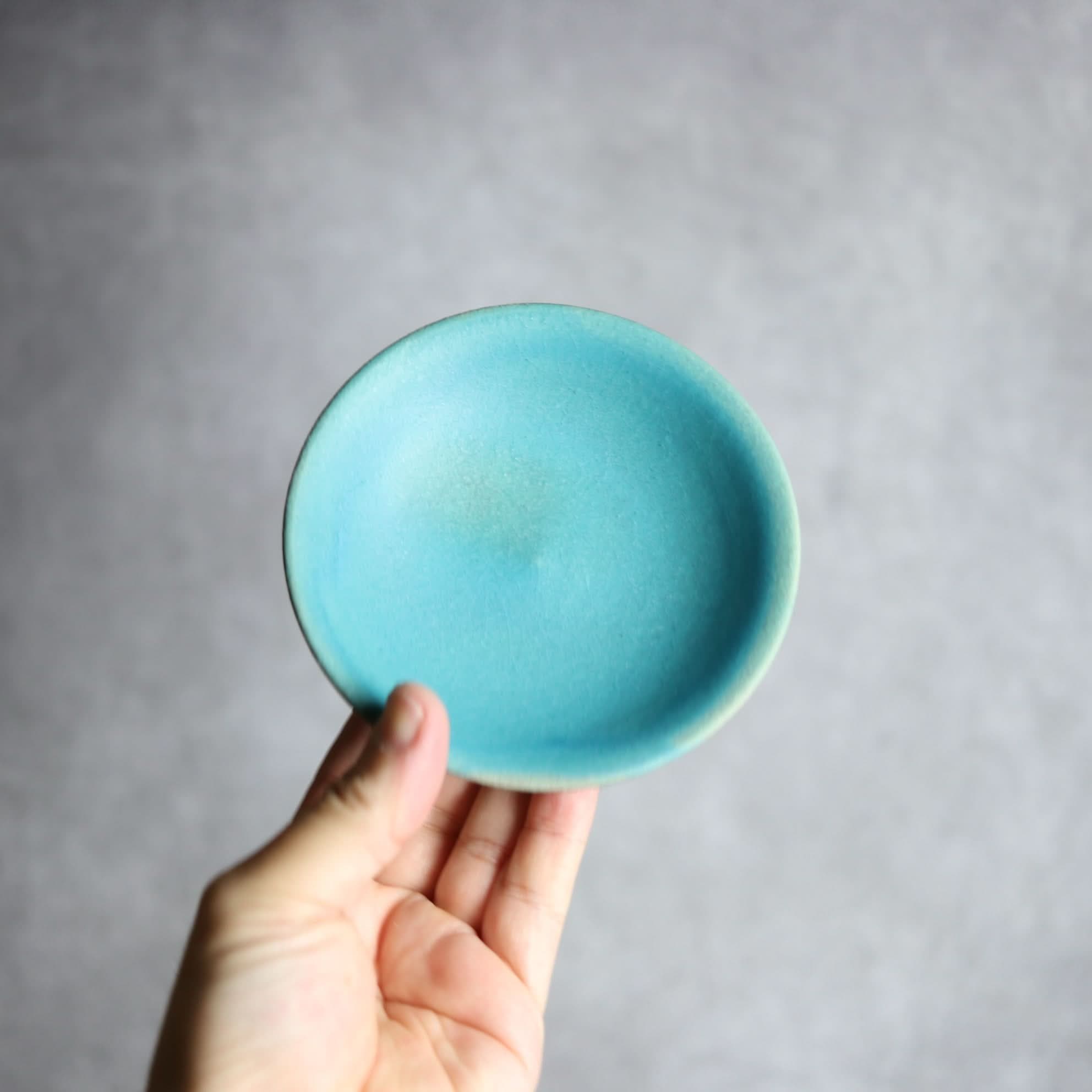 3.5寸皿2 ペルシャ釉 やちむん 陶器 陶と厨子甕 ひ窯 やちむん 陶器.