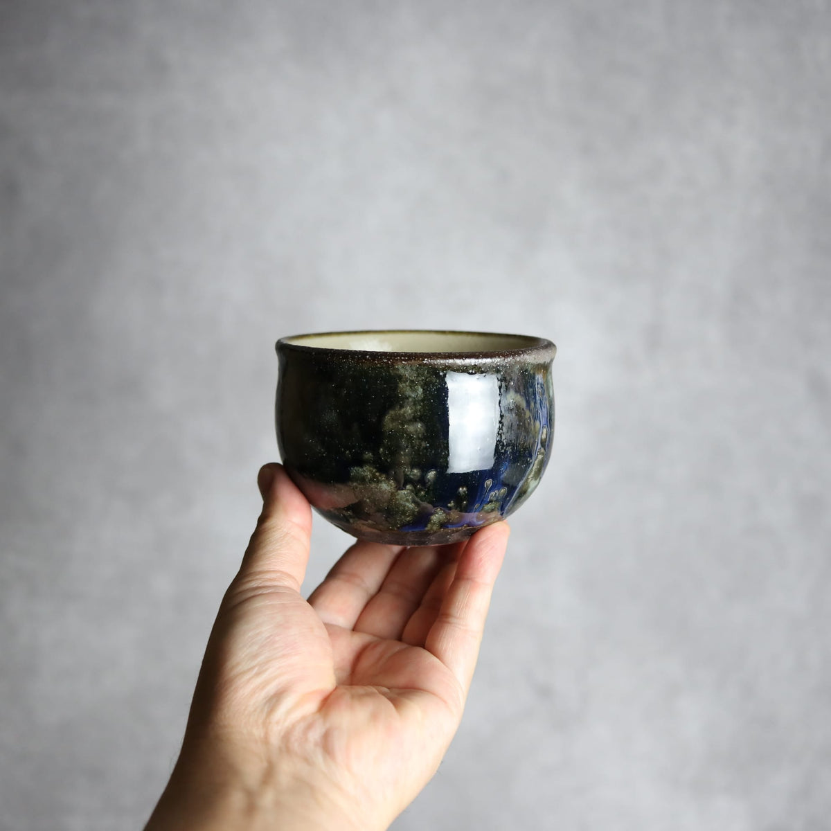 カフェオレボウル1 孔雀 やちむん 陶器 sui