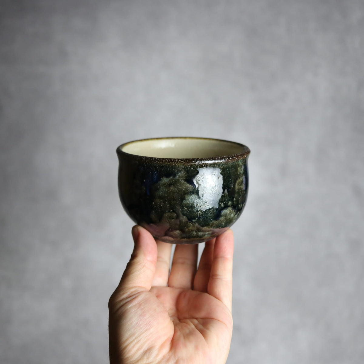 カフェオレボウル1 孔雀 やちむん 陶器 sui