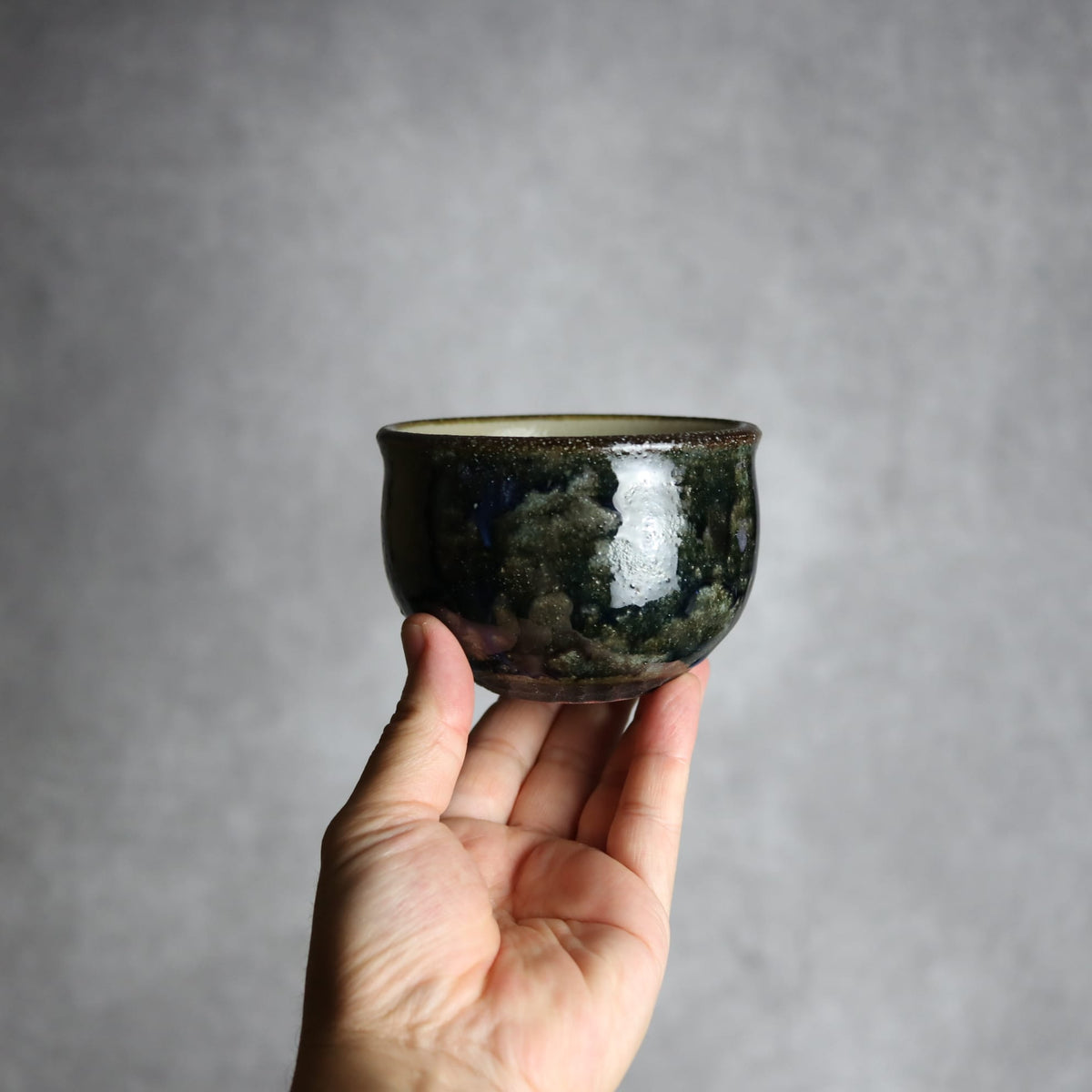 カフェオレボウル1 孔雀 やちむん 陶器 sui