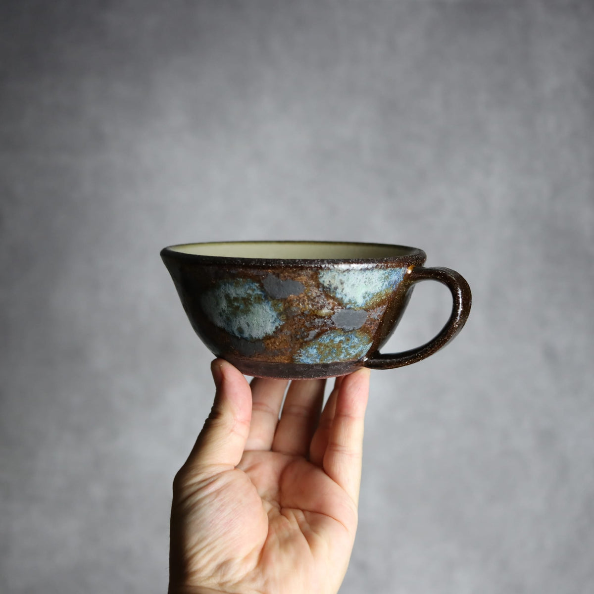 スープカップ1 黒シリーズ やちむん 陶器 sui
