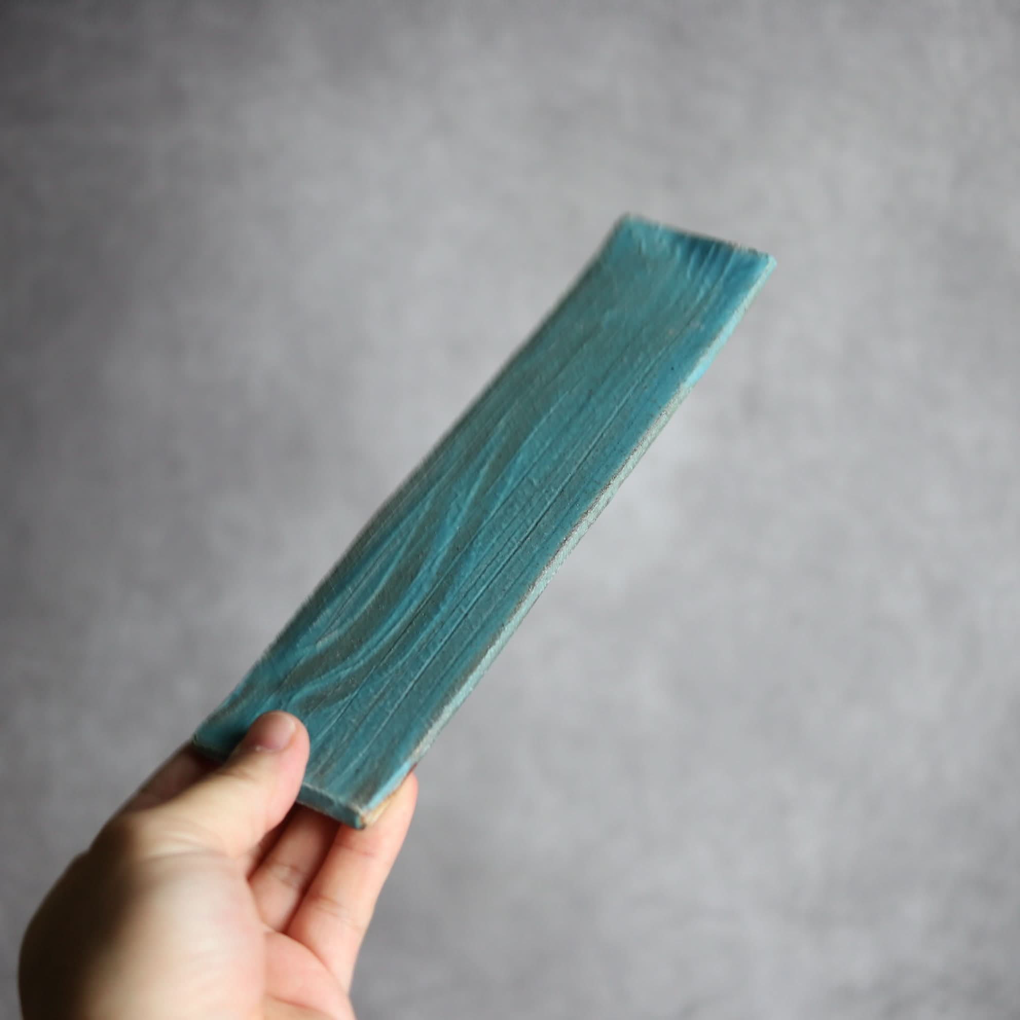 細長板皿1 ペルシャ釉 やちむん 陶器 陶と厨子甕 ひ窯 やちむん 陶器.