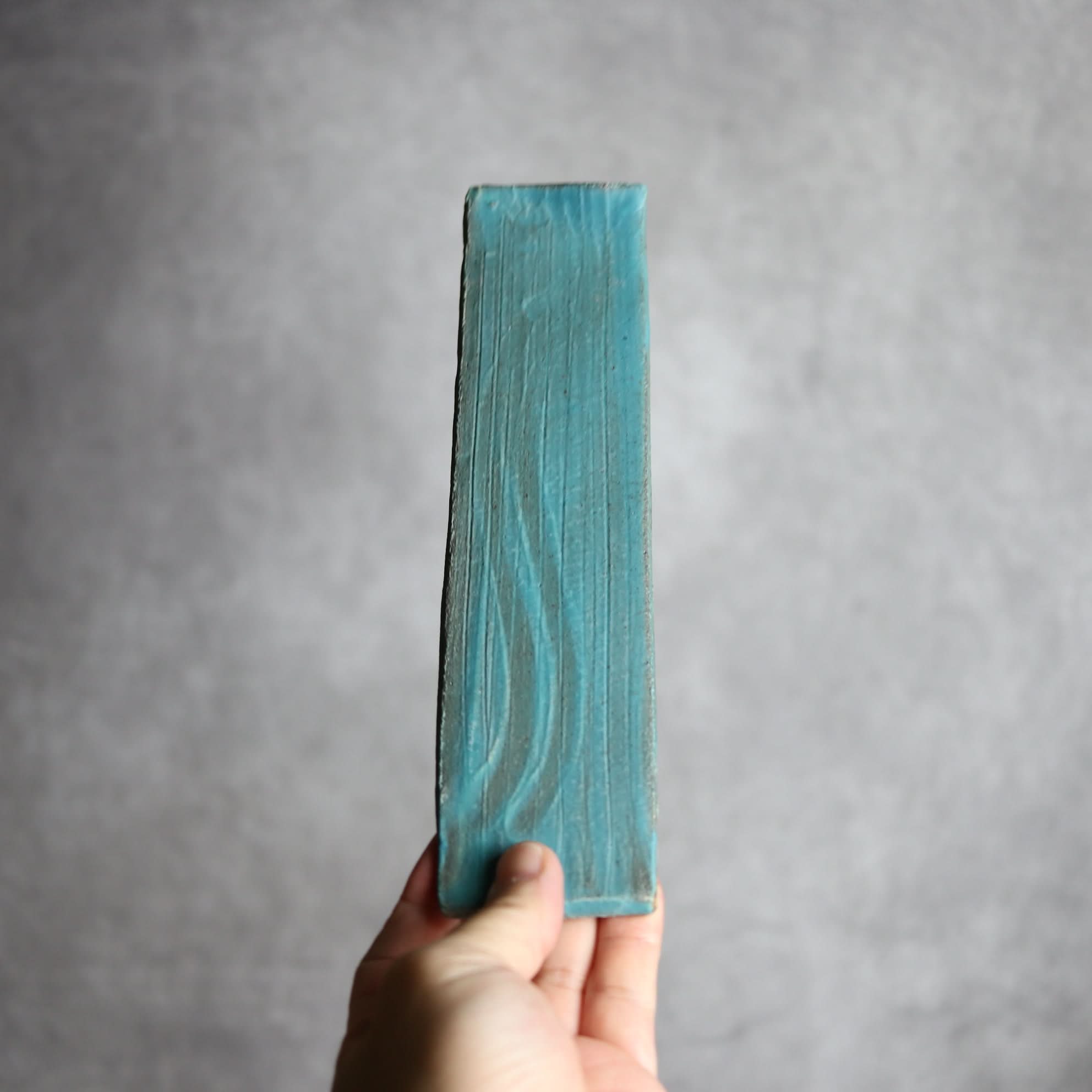 細長板皿1 ペルシャ釉 やちむん 陶器 陶と厨子甕 ひ窯 やちむん 陶器.