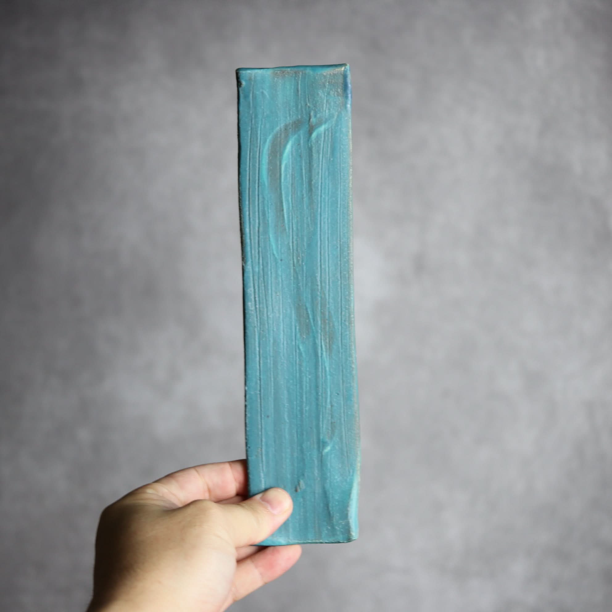 細長板皿2 ペルシャ釉 やちむん 陶器 陶と厨子甕 ひ窯 やちむん 陶器.