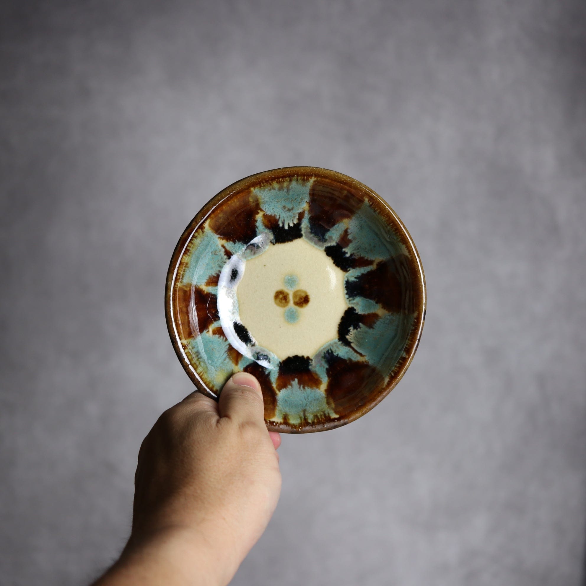 小鉢2 三彩紋 やちむん 陶器 エドメ陶房 やちむん 陶器.