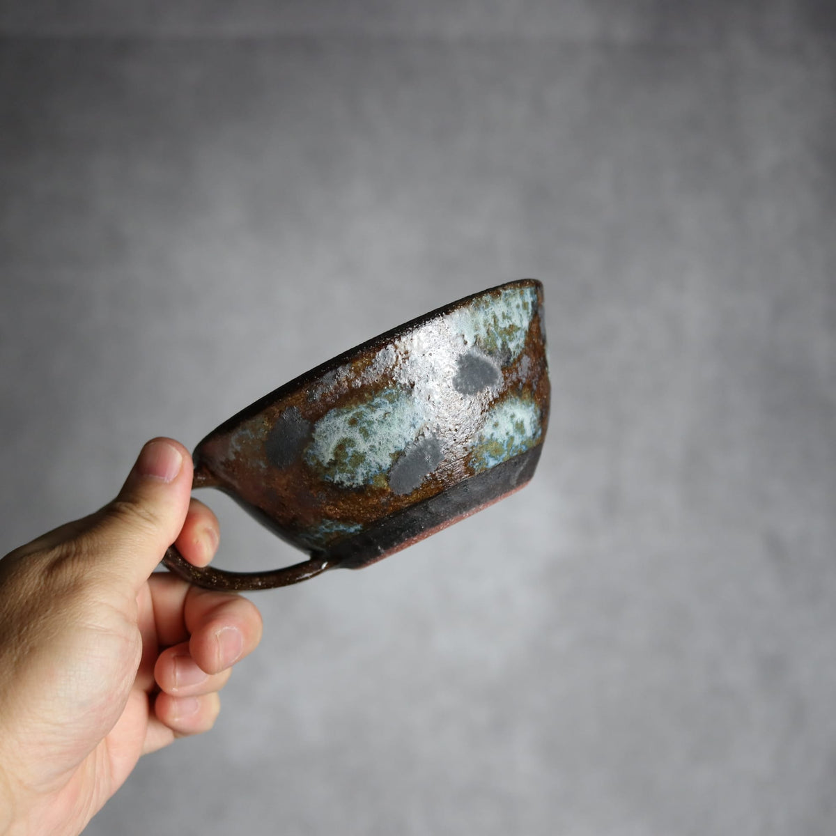 スープカップ1 黒シリーズ やちむん 陶器 sui