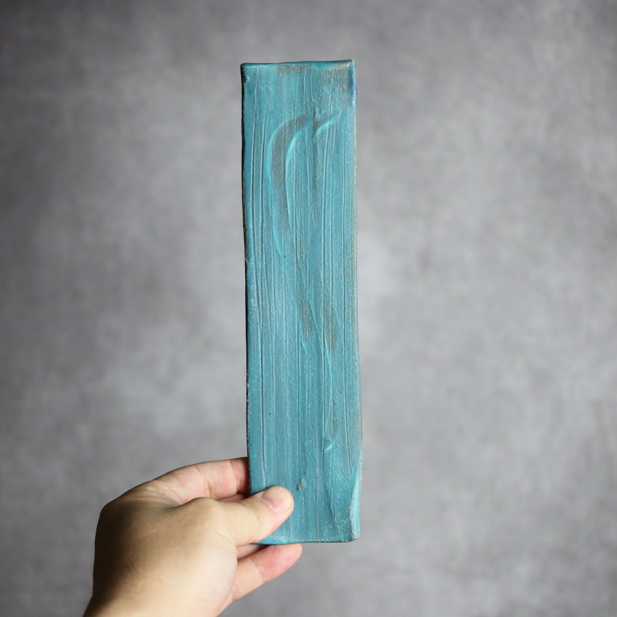 細長板皿2 ペルシャ釉 やちむん 陶器 陶と厨子甕 ひ窯 やちむん 陶器.