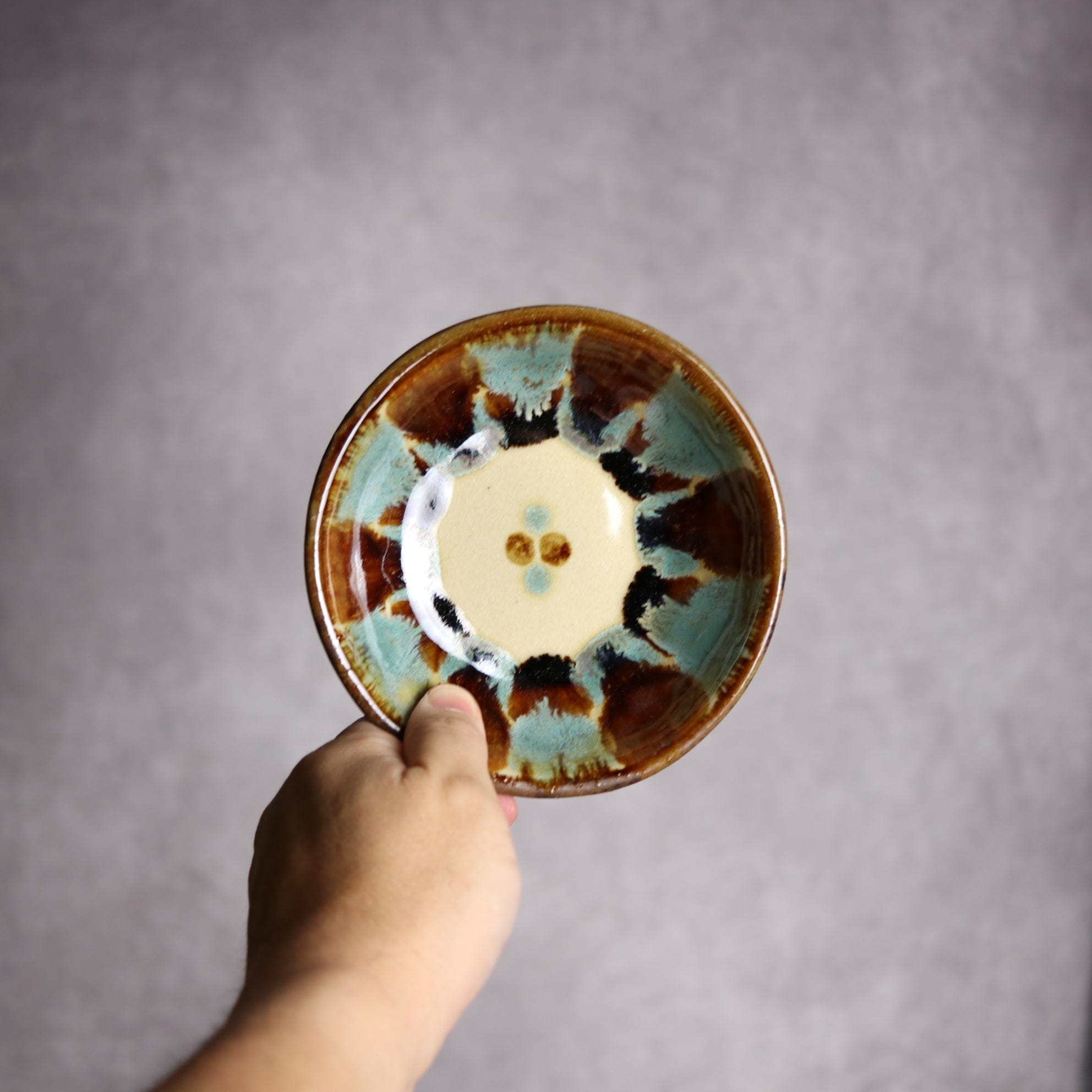 小鉢2 三彩紋 やちむん 陶器 エドメ陶房 やちむん 陶器.