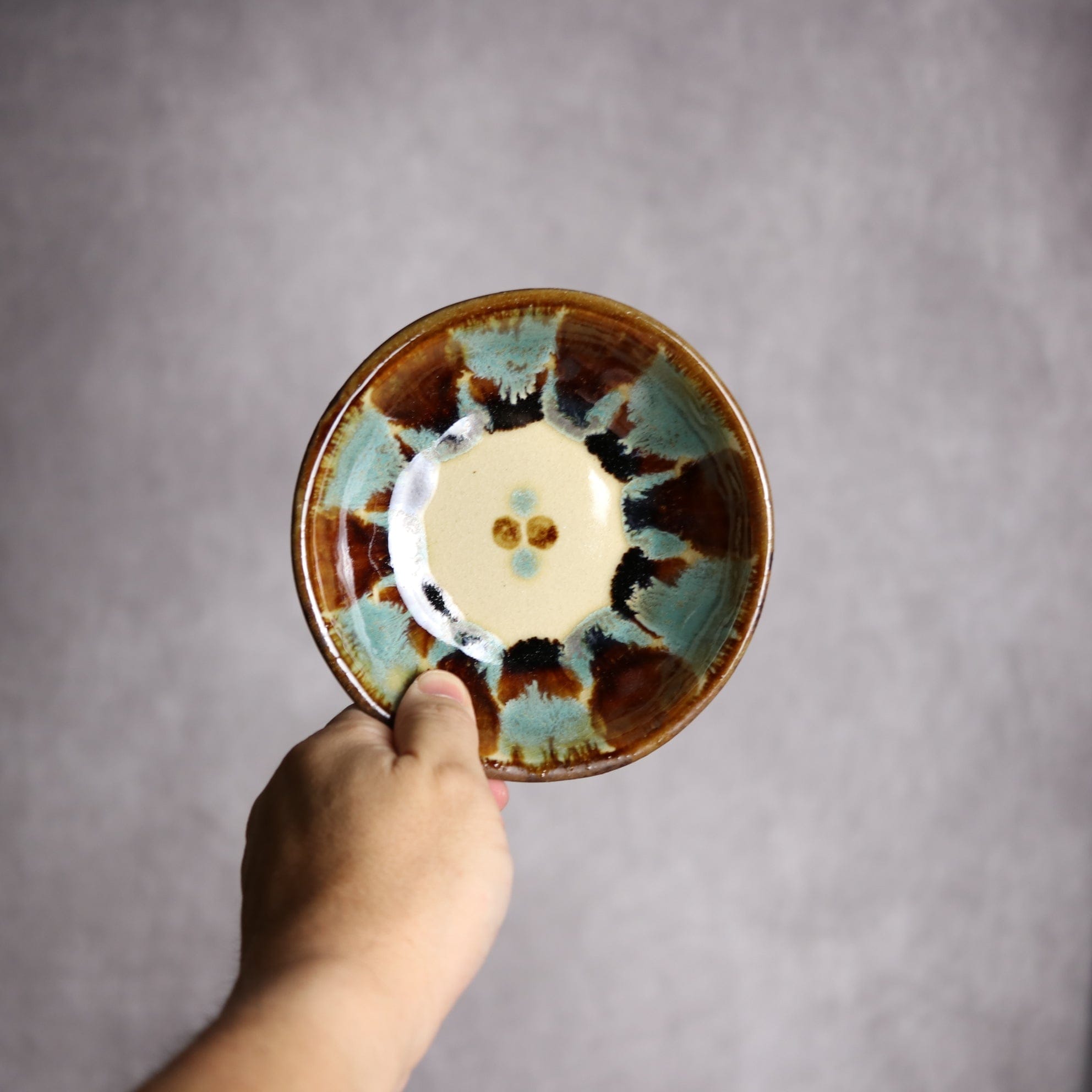 小鉢2 三彩紋 やちむん 陶器 エドメ陶房 やちむん 陶器.