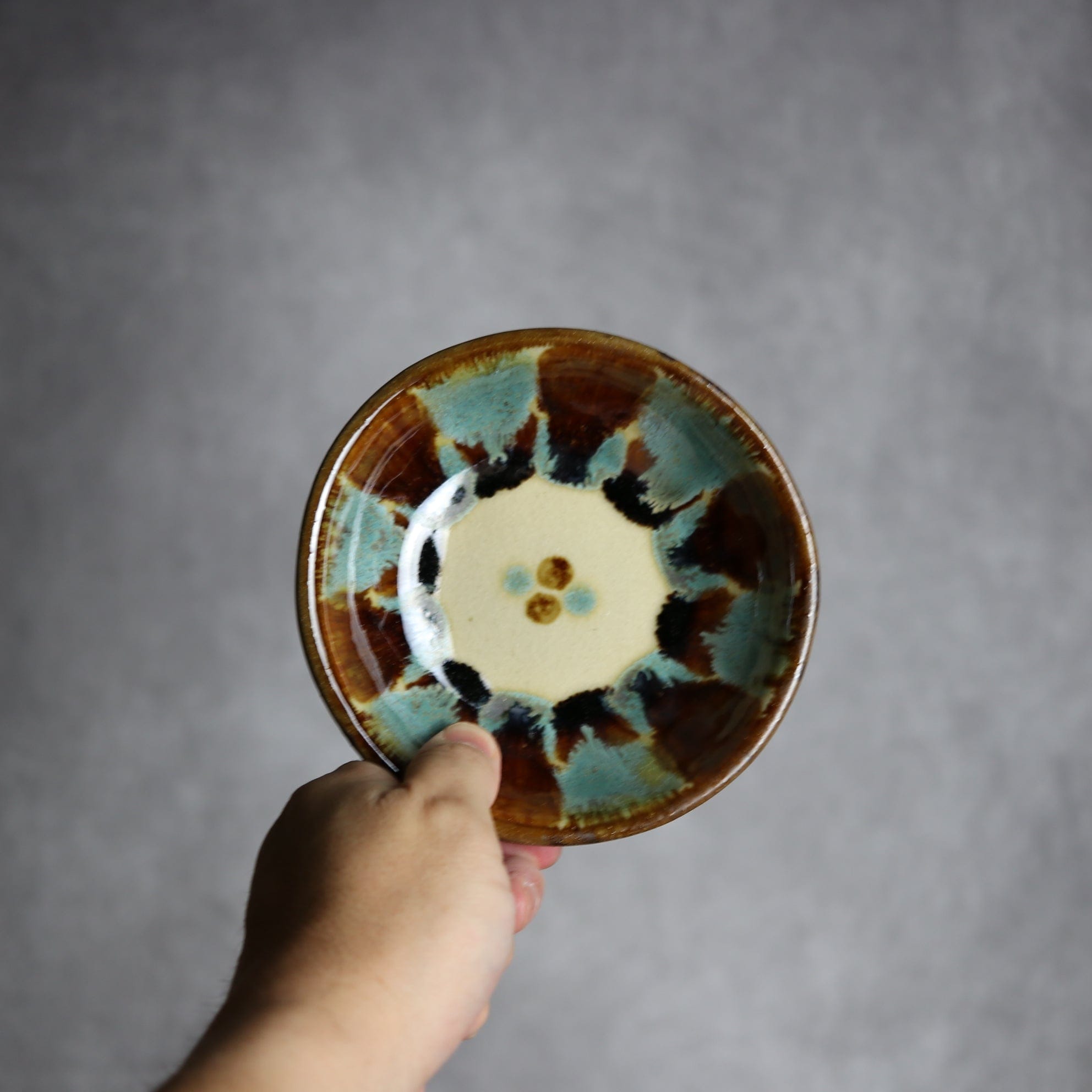 小鉢2 三彩紋 やちむん 陶器 エドメ陶房 やちむん 陶器.