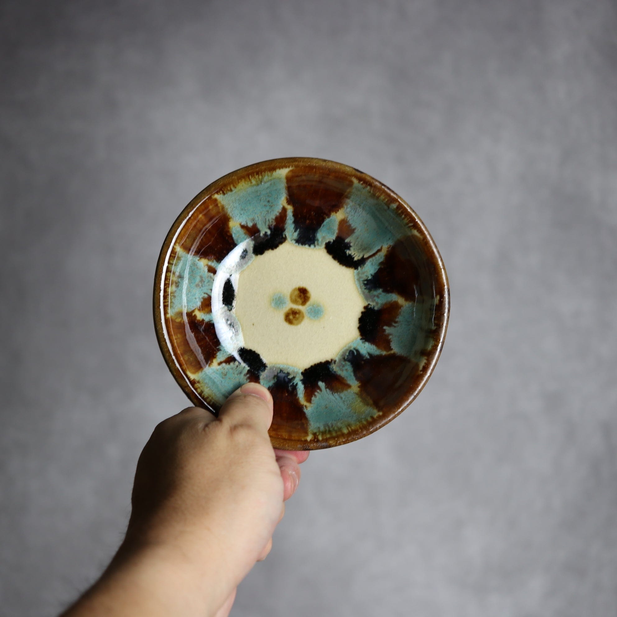 小鉢2 三彩紋 やちむん 陶器 エドメ陶房 やちむん 陶器.