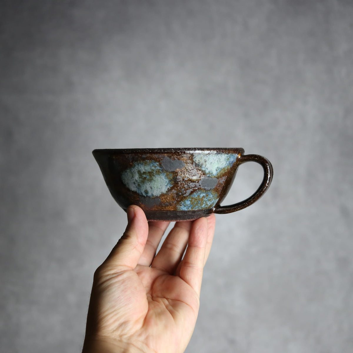スープカップ1 黒シリーズ やちむん 陶器 sui