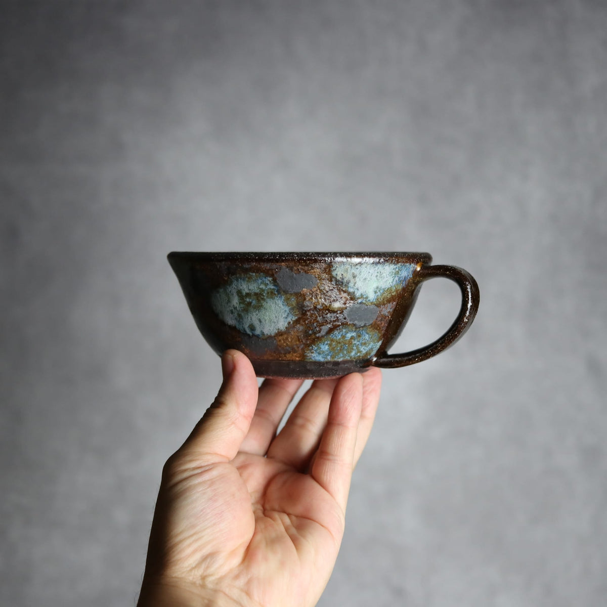スープカップ1 黒シリーズ やちむん 陶器 sui