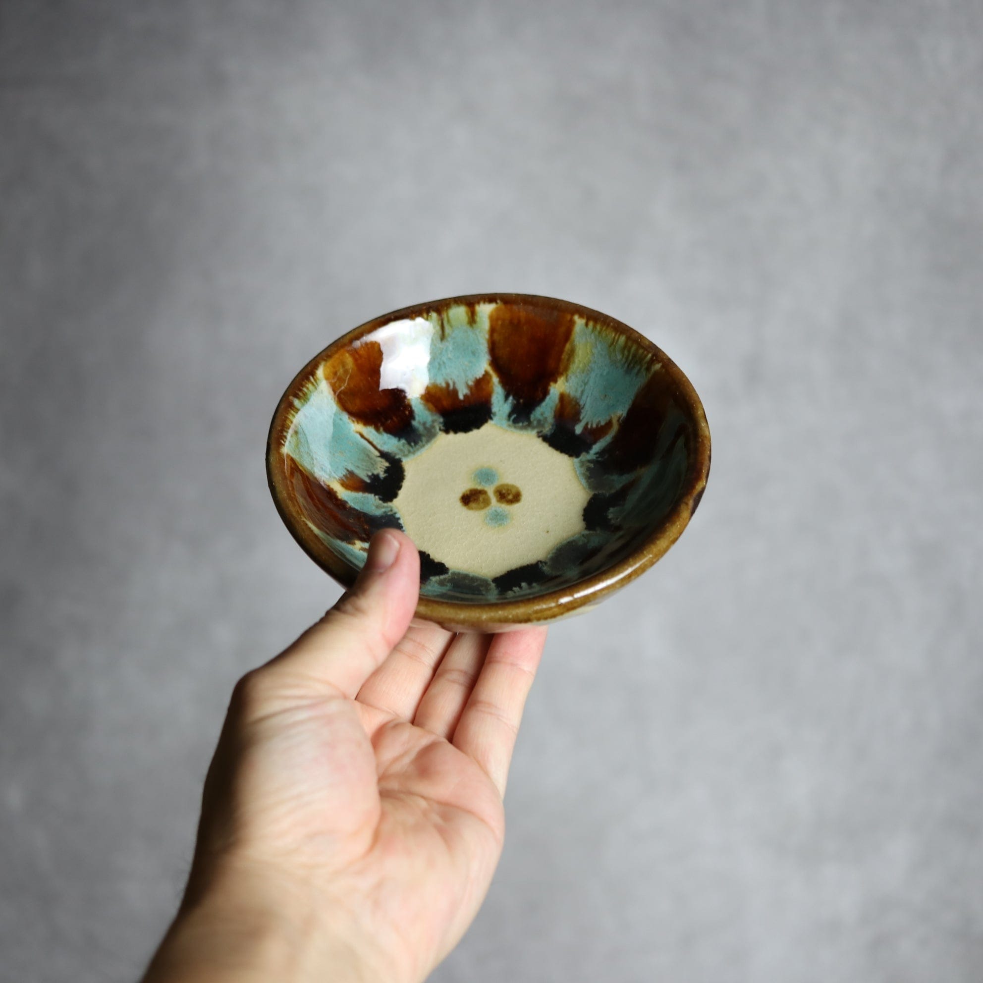 小鉢2 三彩紋 やちむん 陶器 エドメ陶房 やちむん 陶器.