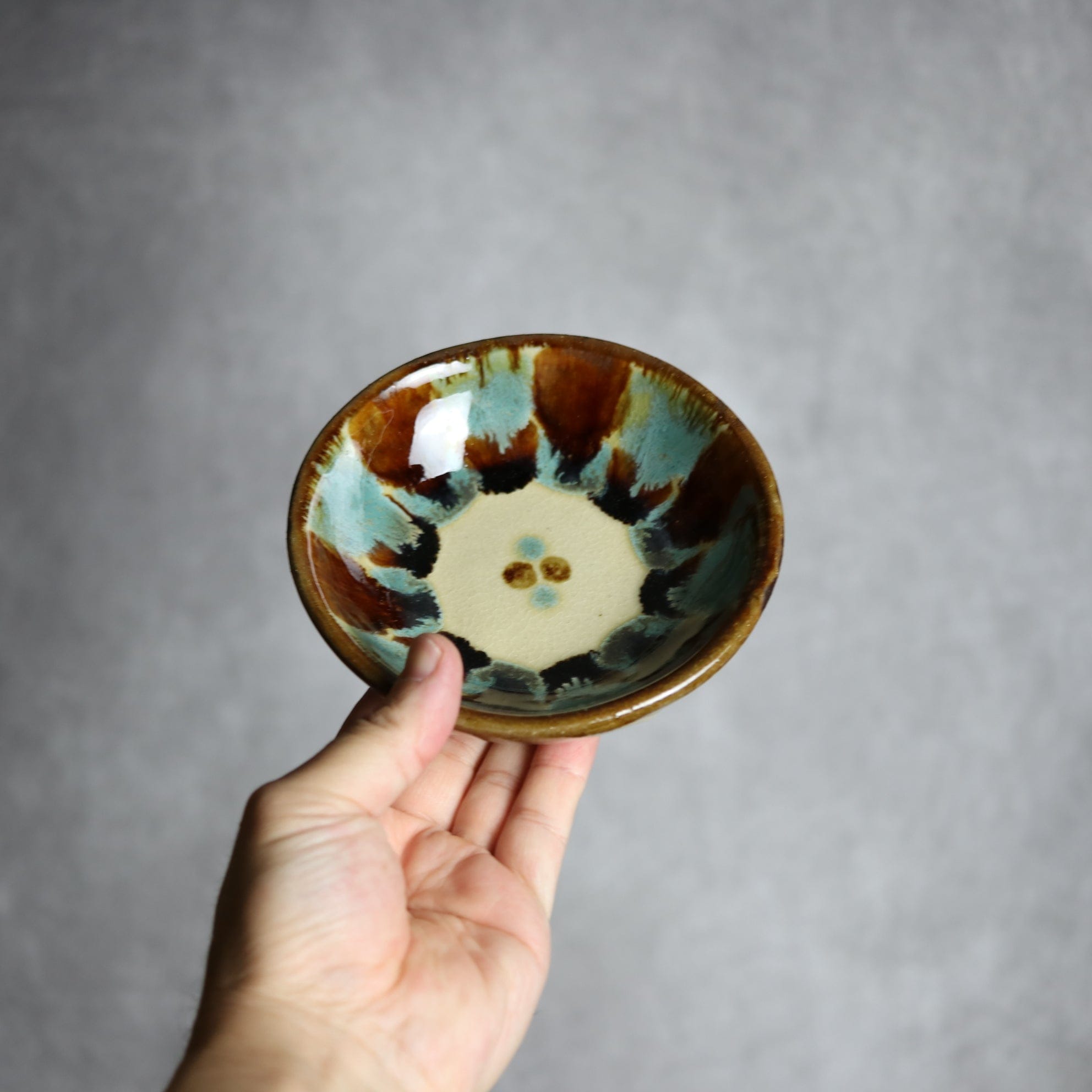 小鉢2 三彩紋 やちむん 陶器 エドメ陶房 やちむん 陶器.