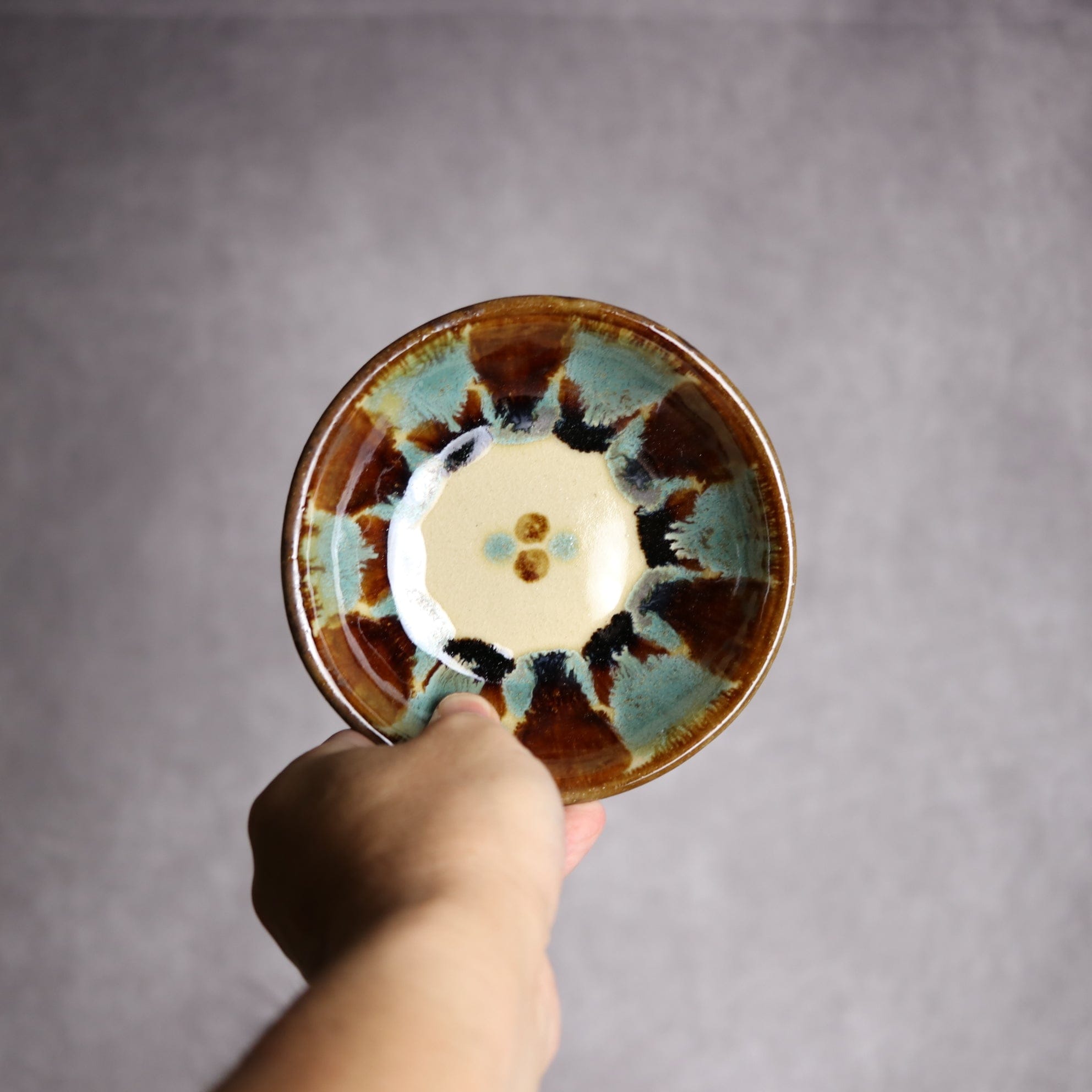 小鉢2 三彩紋 やちむん 陶器 エドメ陶房 やちむん 陶器.