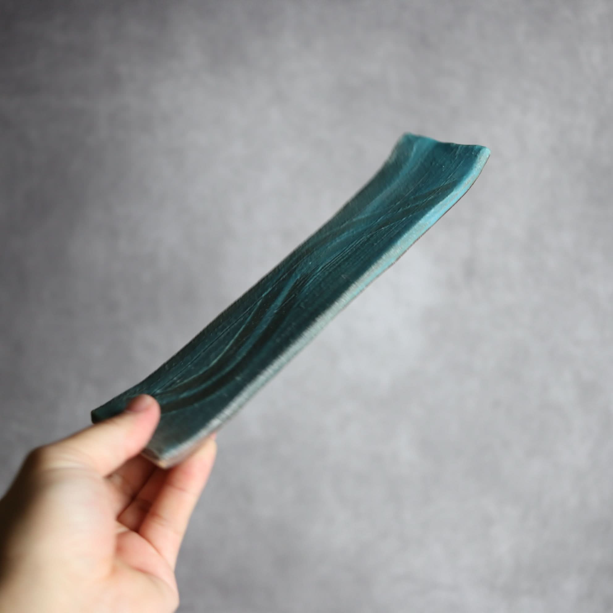 細長板皿3 ペルシャ釉 やちむん 陶器 陶と厨子甕 ひ窯 やちむん 陶器.