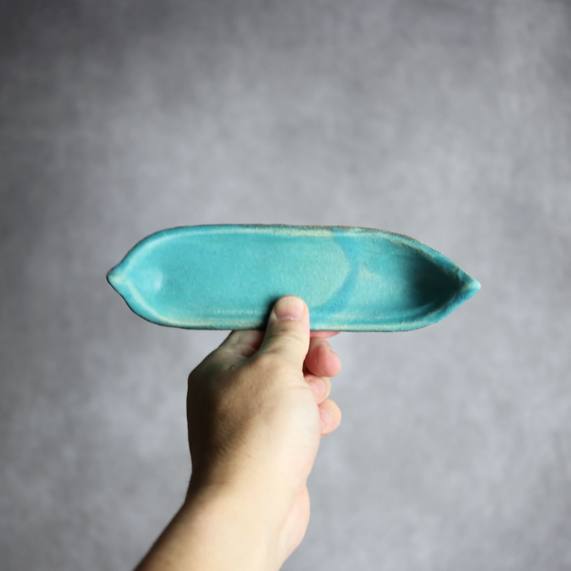 舟形板皿1 ペルシャ釉 やちむん 陶器 陶と厨子甕 ひ窯 やちむん 陶器.