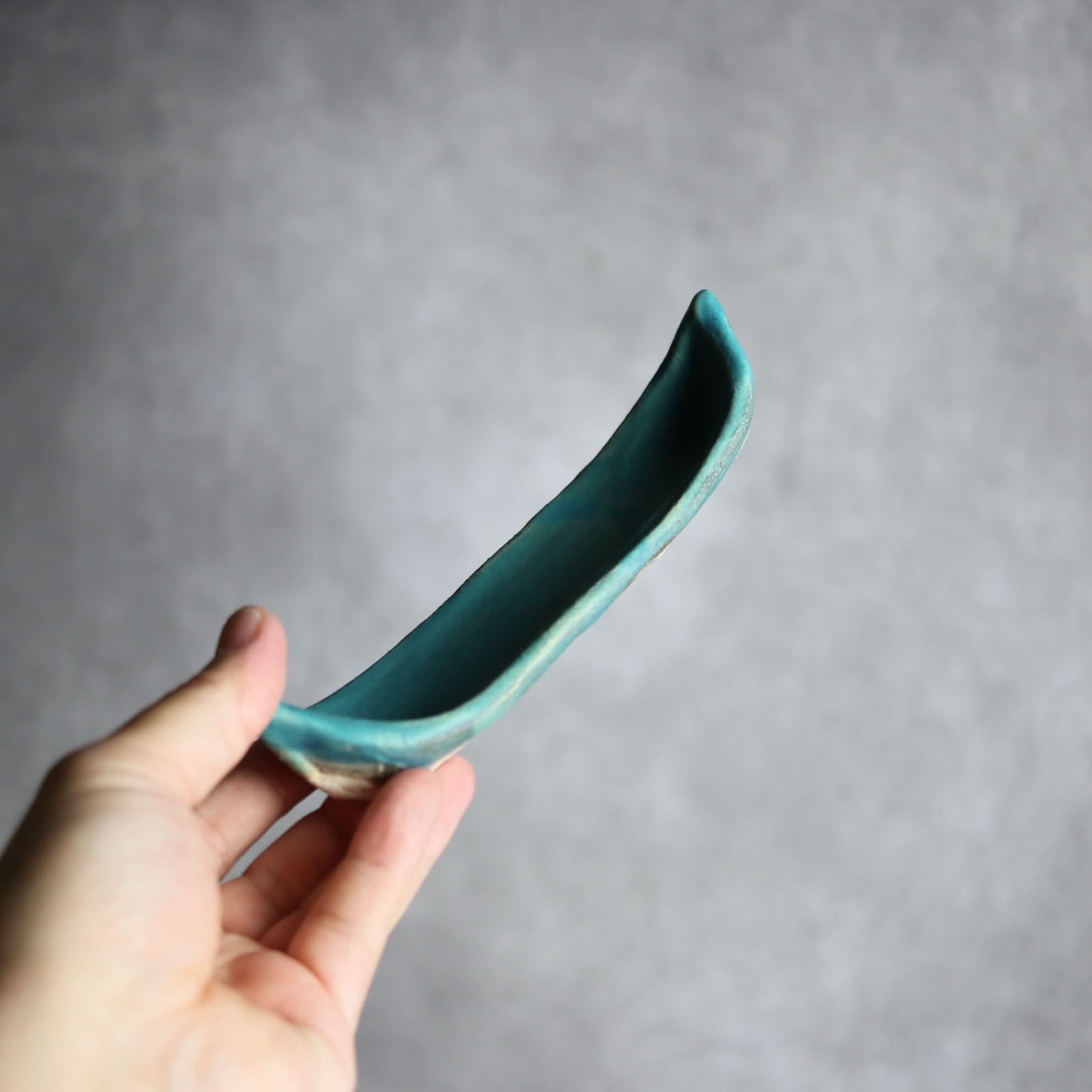 舟形板皿1 ペルシャ釉 やちむん 陶器 陶と厨子甕 ひ窯 やちむん 陶器.