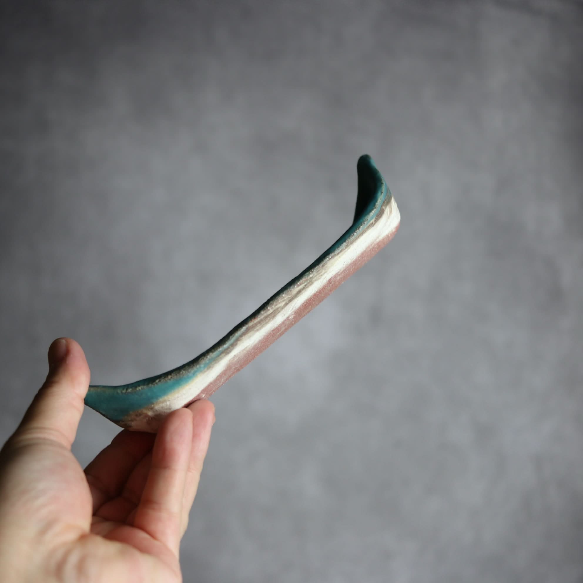 舟形板皿1 ペルシャ釉 やちむん 陶器 陶と厨子甕 ひ窯 やちむん 陶器.