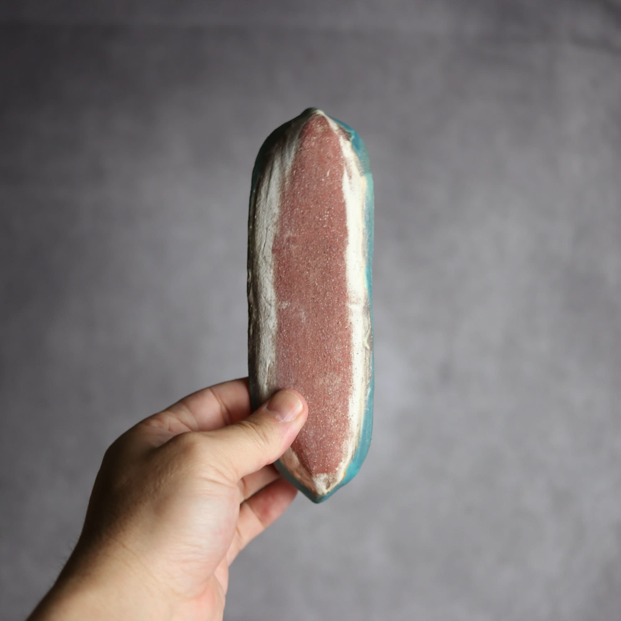 舟形板皿1 ペルシャ釉 やちむん 陶器 陶と厨子甕 ひ窯 やちむん 陶器.
