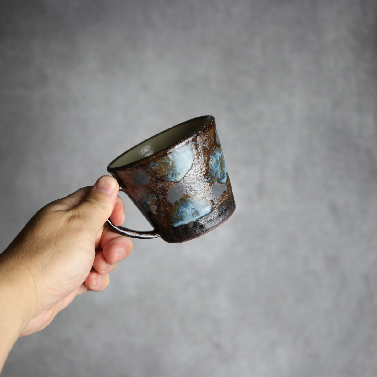 コーヒーカップ1 黒シリーズ やちむん 陶器 sui